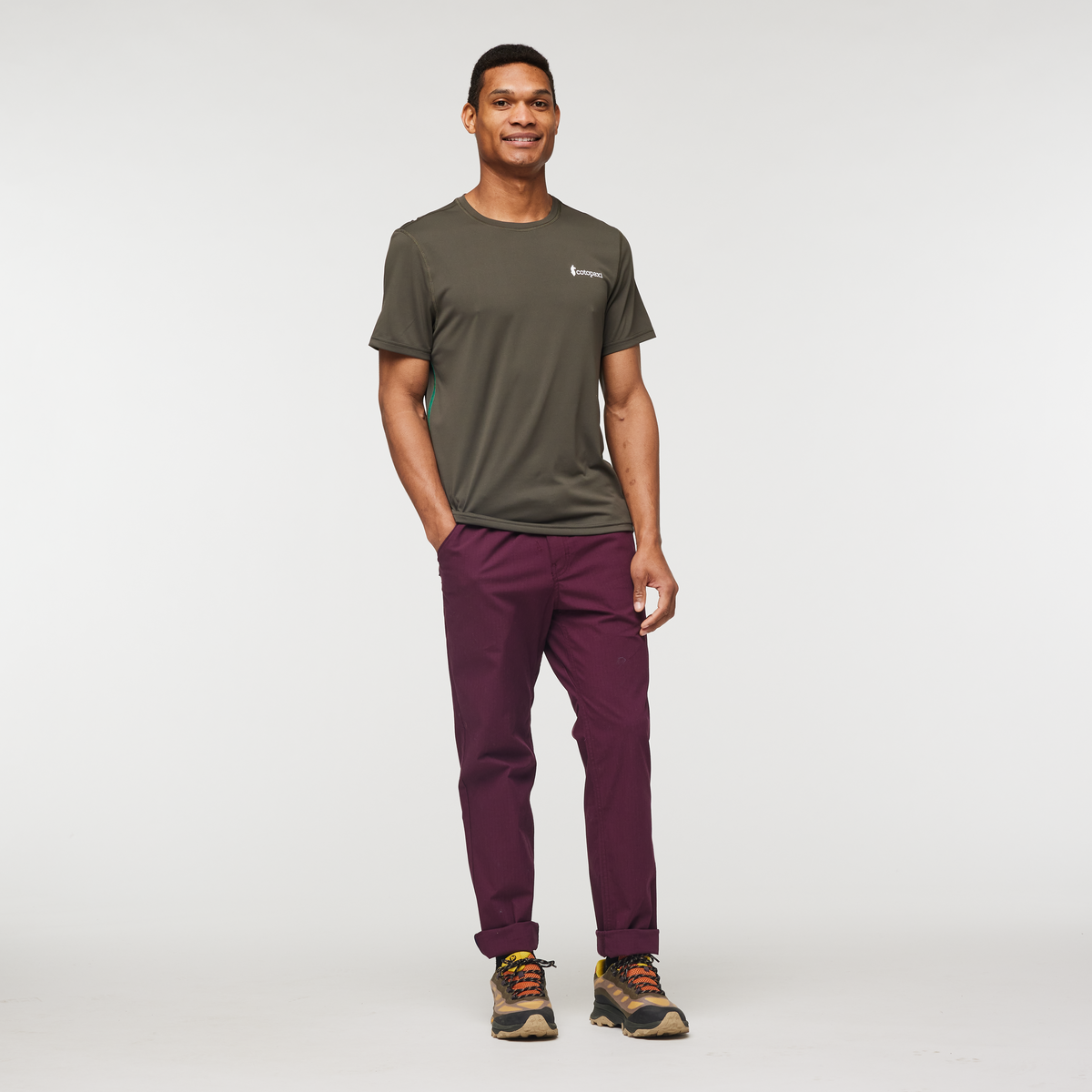 Fino Tech Tee Men's, Iron