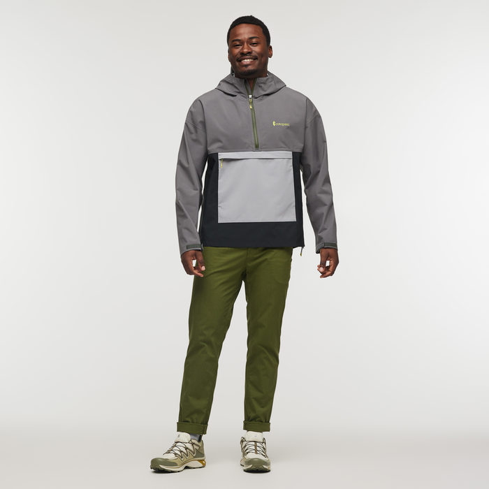 Cielo Rain Anorak - Men's, Cinder and Black