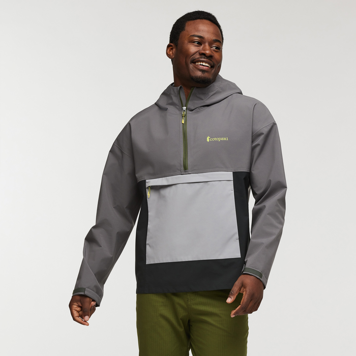 Cielo Rain Anorak - Men's, Cinder and Black