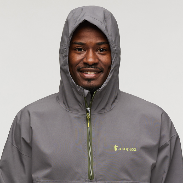 Cielo Rain Anorak - Men's, Cinder and Black