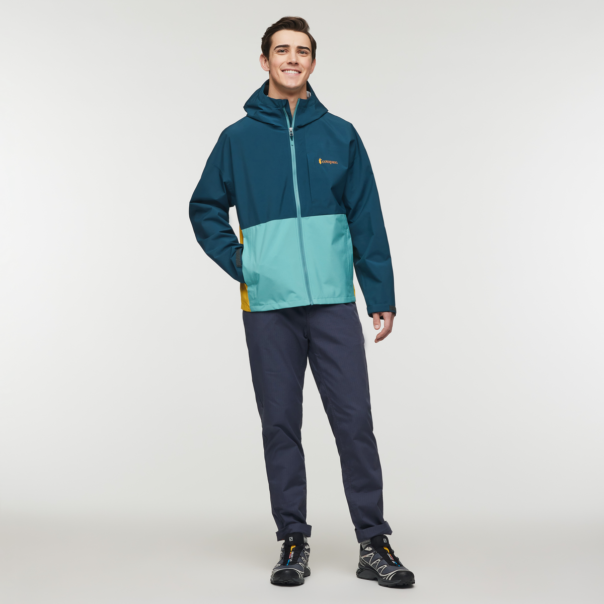Cielo Rain Jacket - Men's, Abyss and Coastal