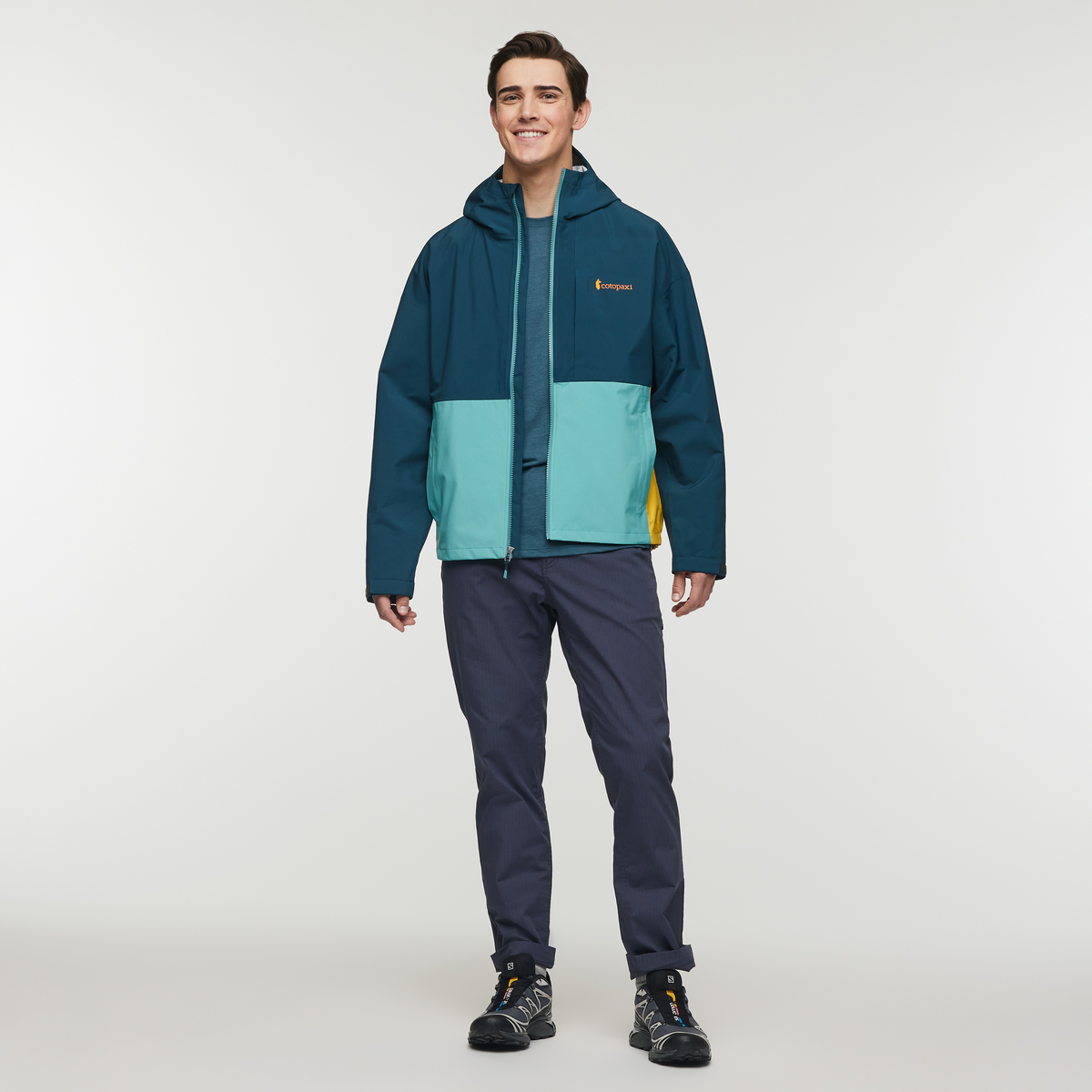 Cielo Rain Jacket - Men's, Abyss and Coastal