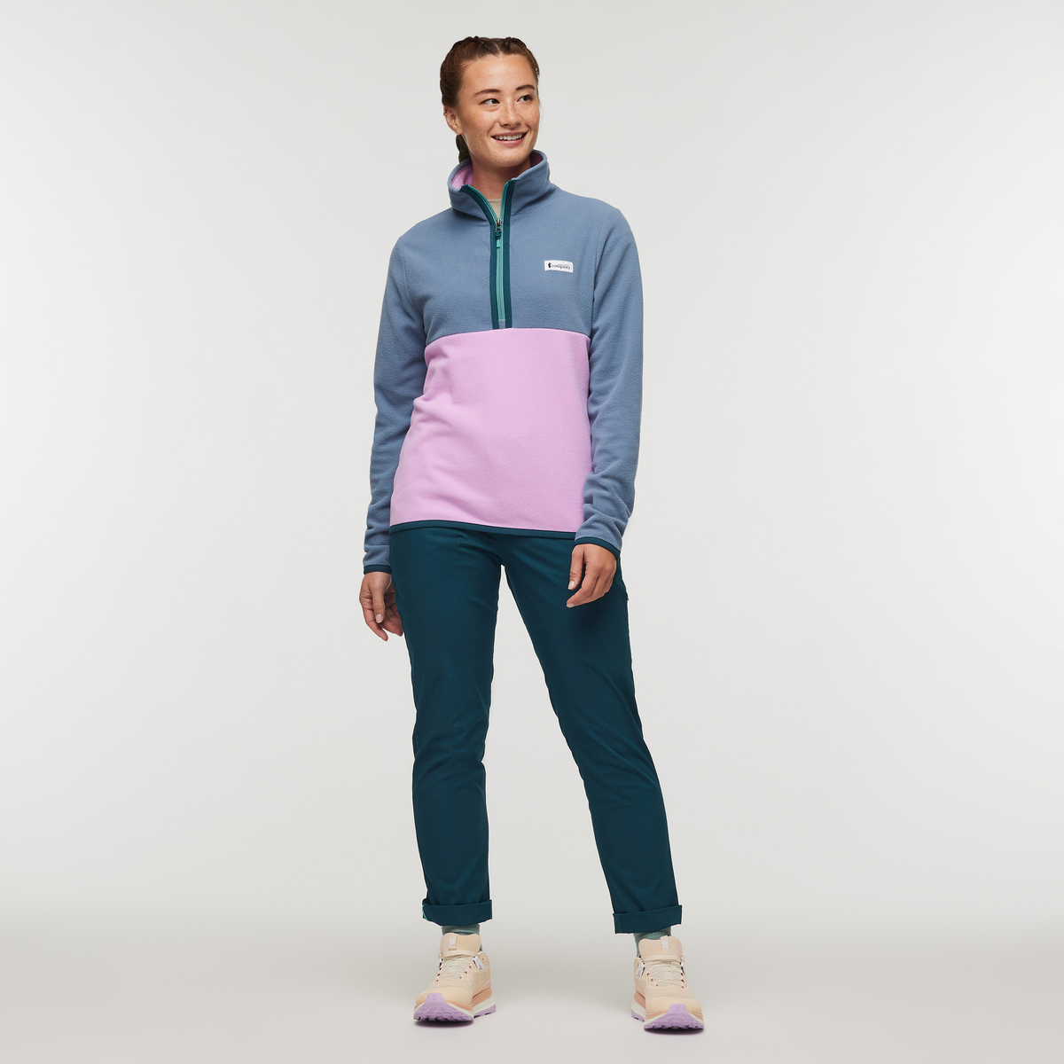 Amado Fleece - Women's, Tempest and Orchid Bloom