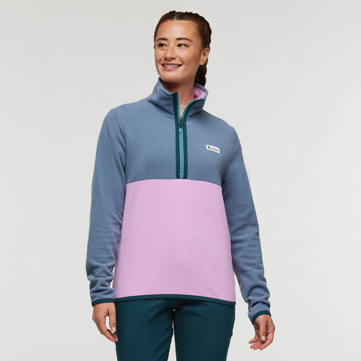 Amado Fleece - Women's, Tempest and Orchid Bloom