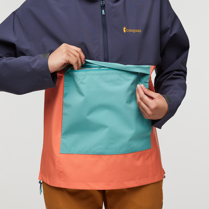 Cielo Rain Anorak - Women's, Graphite/Hot Punch
