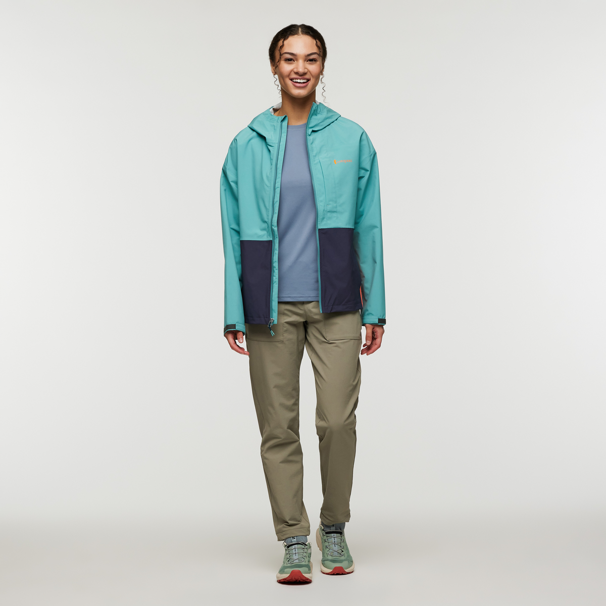 Cielo Rain Jacket - Women's, Coastal and Graphite
