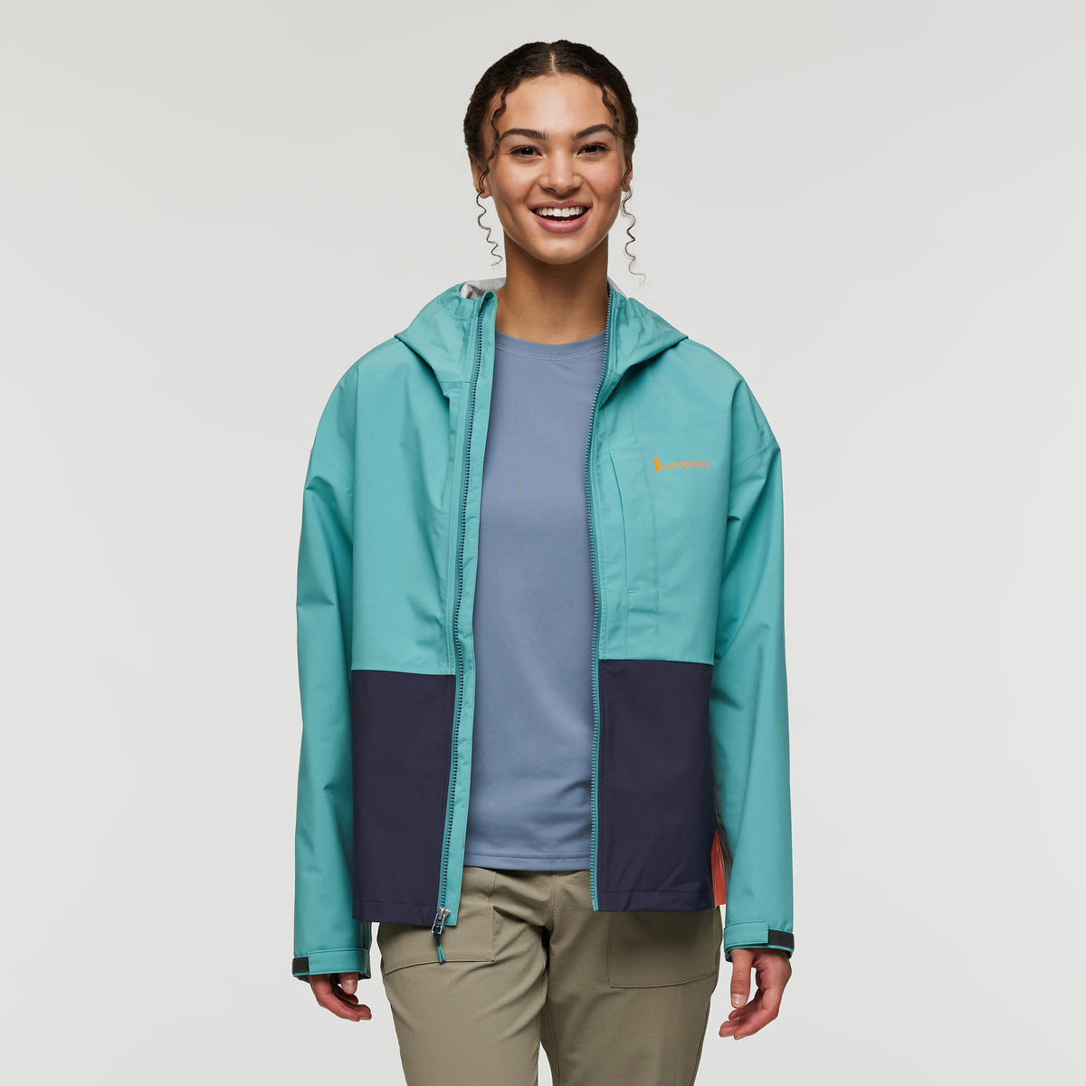 Cielo Rain Jacket - Women's, Coastal and Graphite