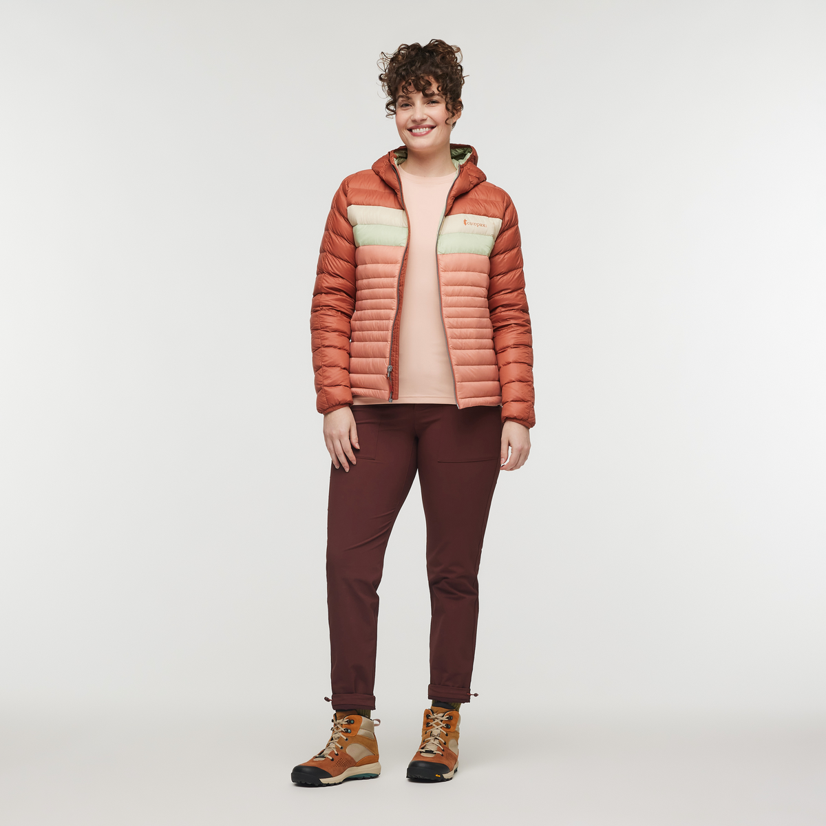 Fuego Down Hooded Jacket - Women's, Faded Brick/Clay