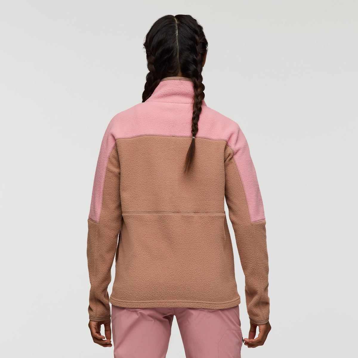 Abrazo Half-Zip Fleece Jacket - Women's, Rose/Reishi