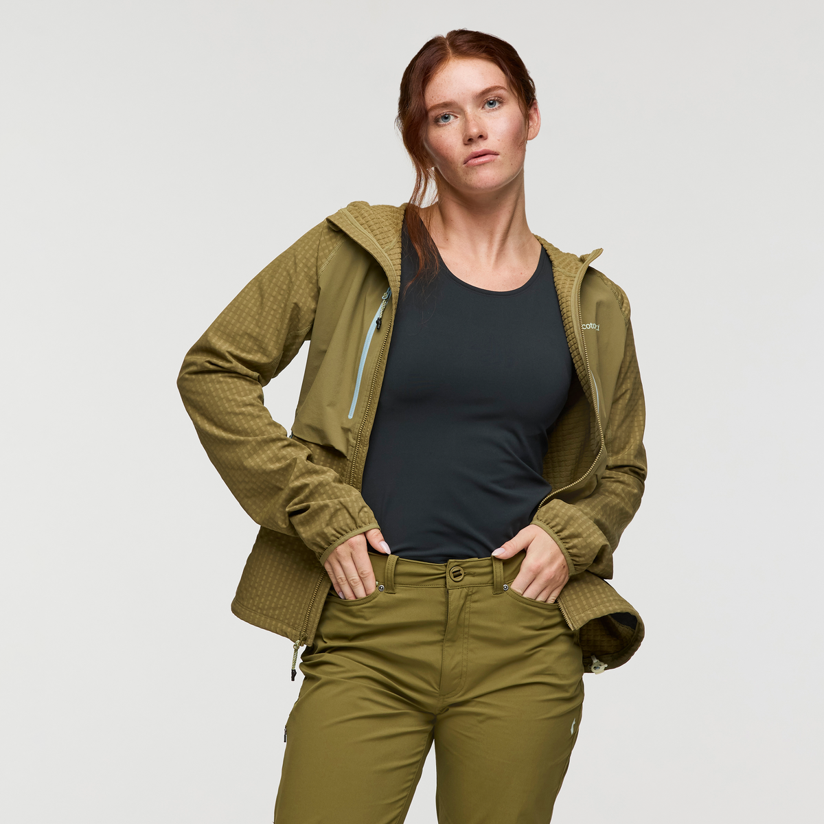 Yermo Hooded Softshell Jacket - Women's, Moss