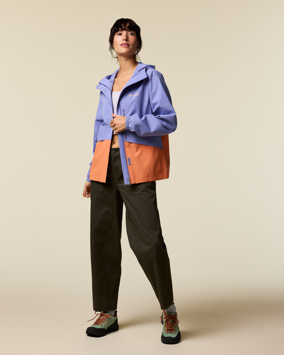Rayu Rain Jacket, Aster and Grapefruit