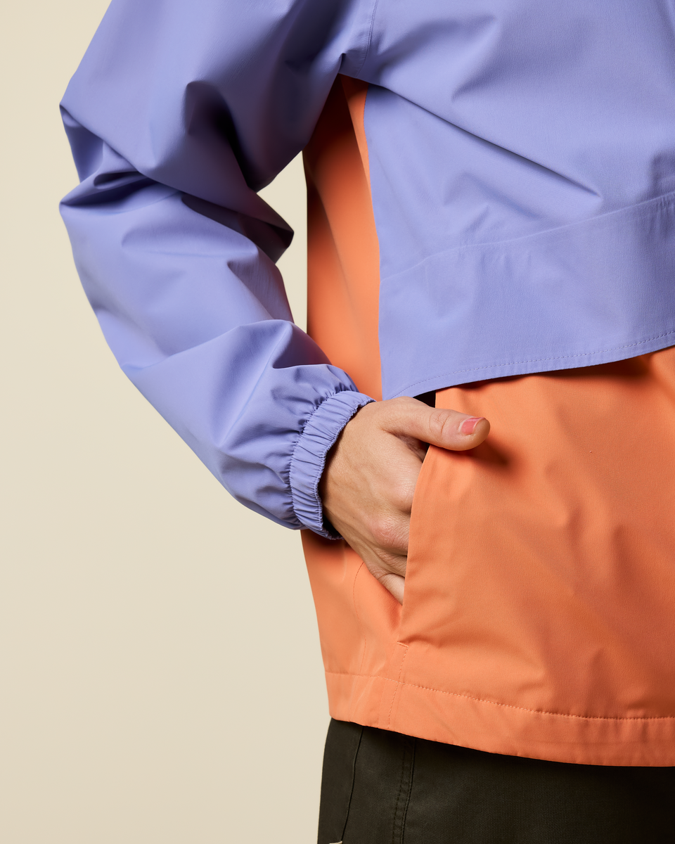 Rayu Rain Jacket, Aster and Grapefruit