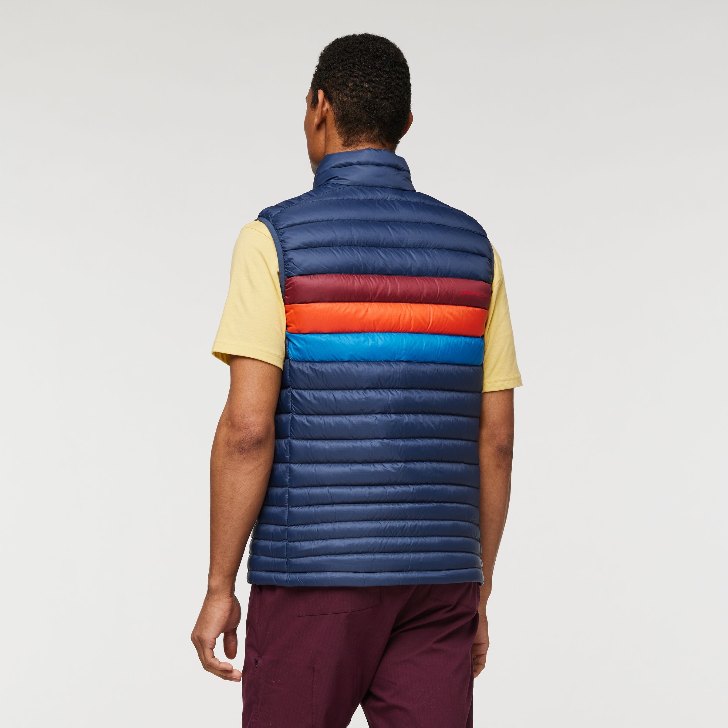 Fuego Down Vest - Men's, Ink Stripes
