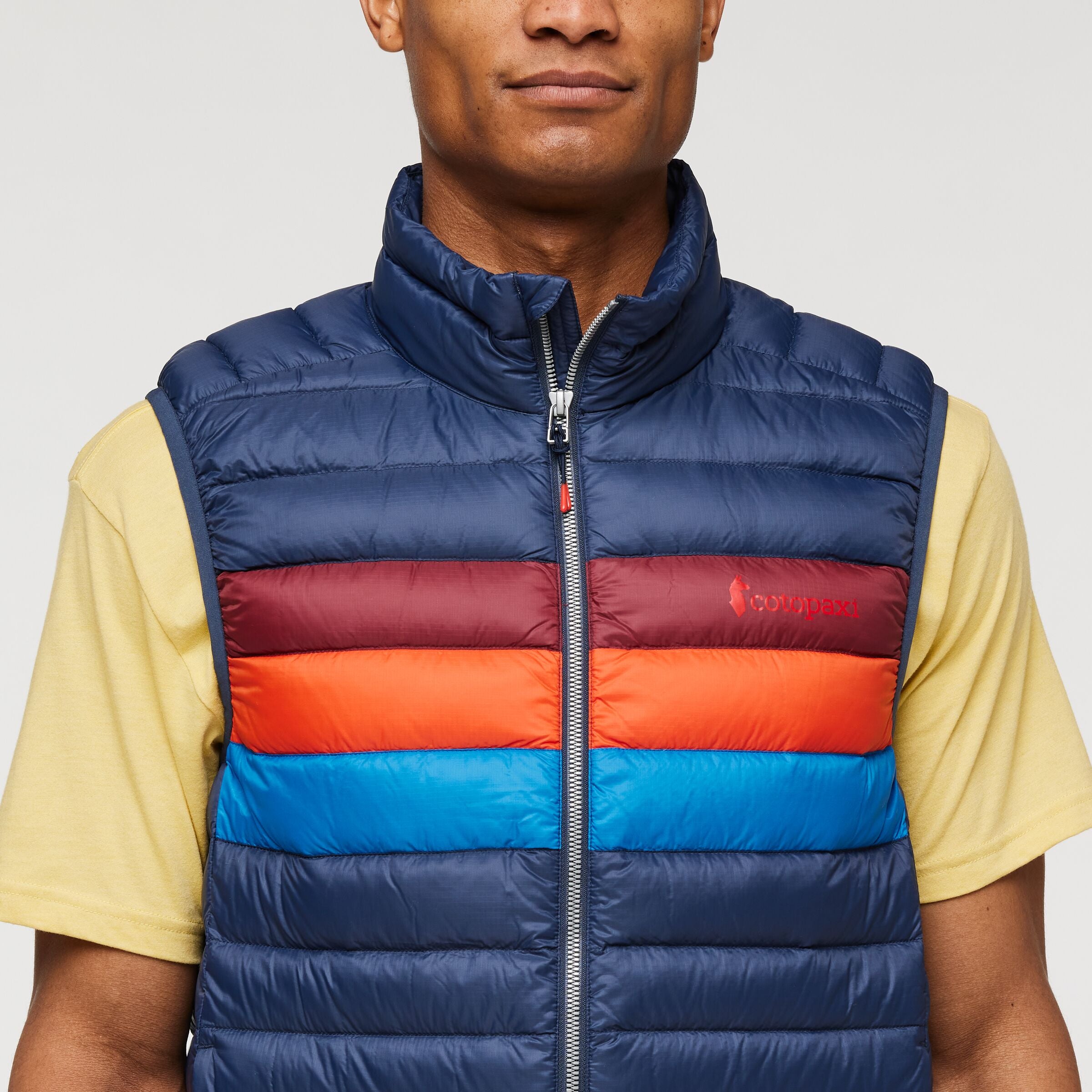 Fuego Down Vest - Men's, Ink Stripes