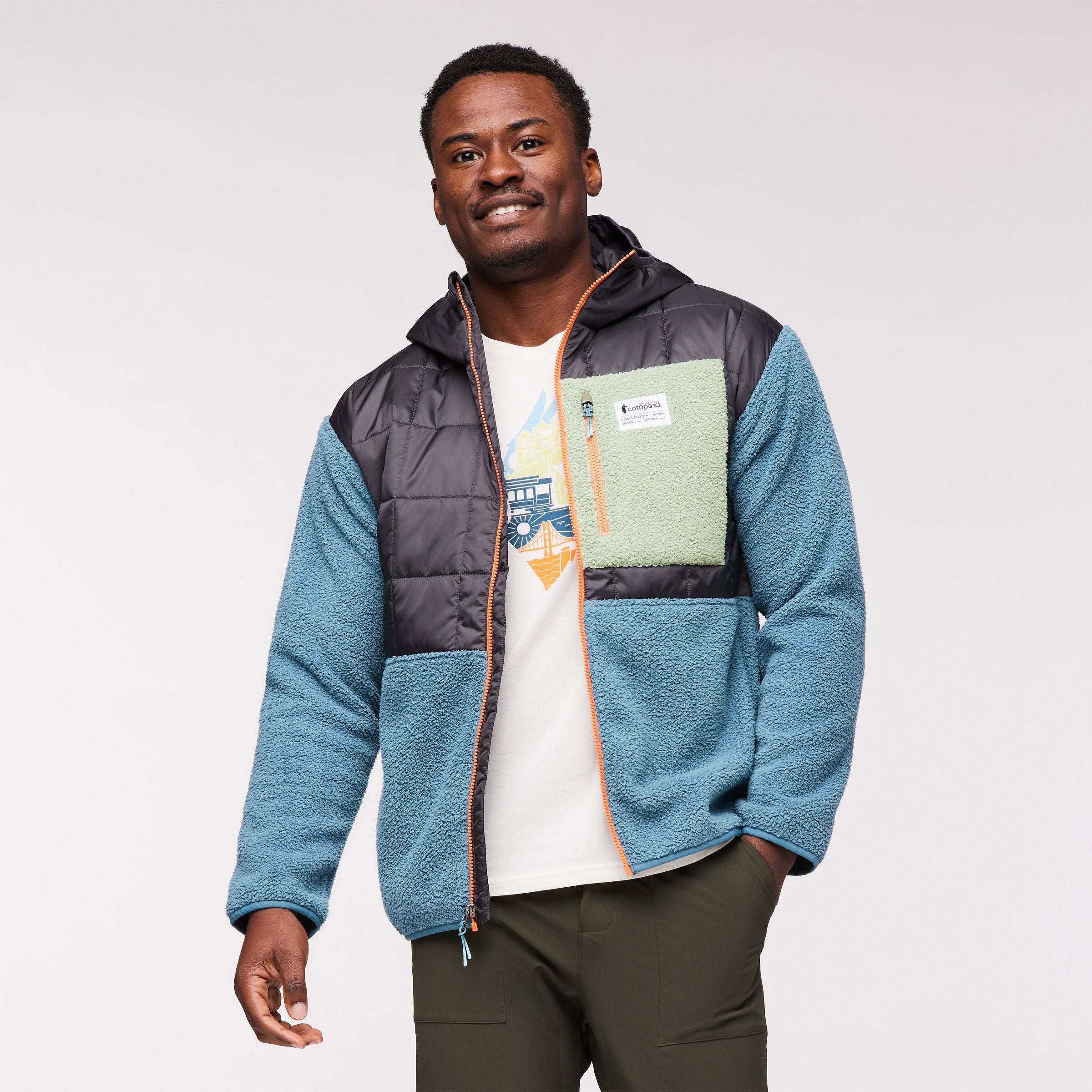 Trico Hybrid Jacket - Men's, Graphite/Blue Spruce