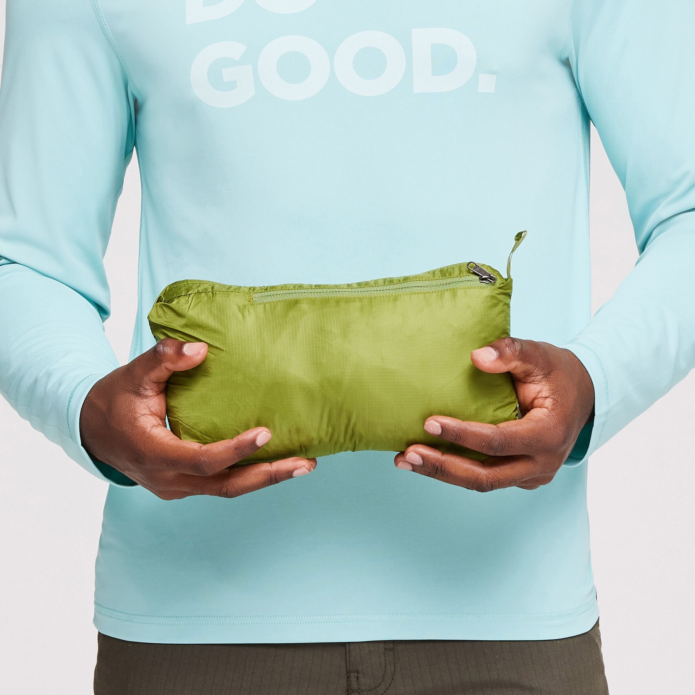 Capa Hybrid Insulated Hooded Jacket - Men's, Cedar & Iron, Model Jeremy