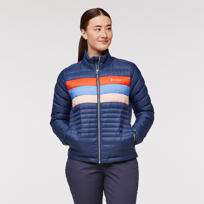 Funnel neck padded jacket women's hotsell
