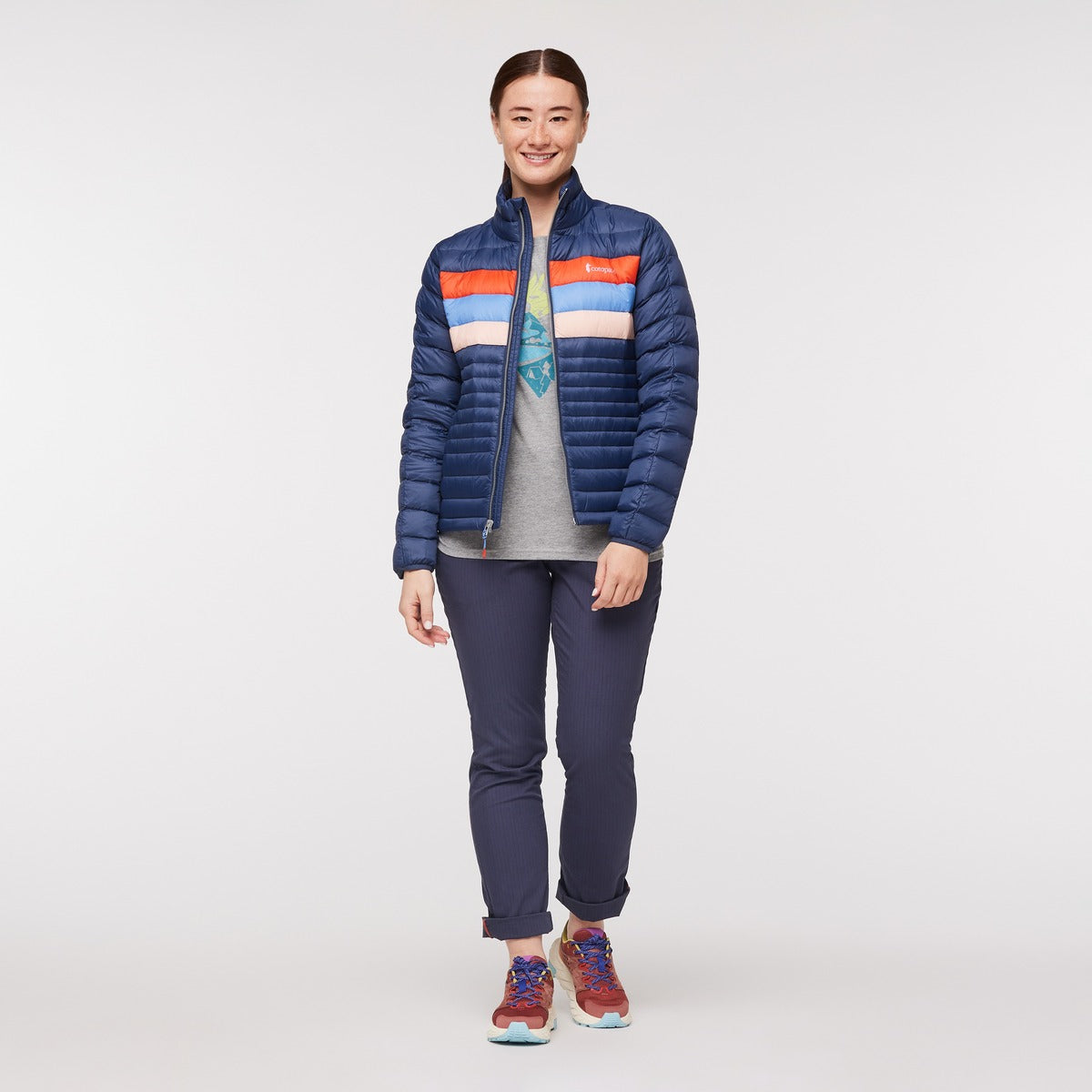 Fuego Down Jacket Women's, Ink/Rosewood