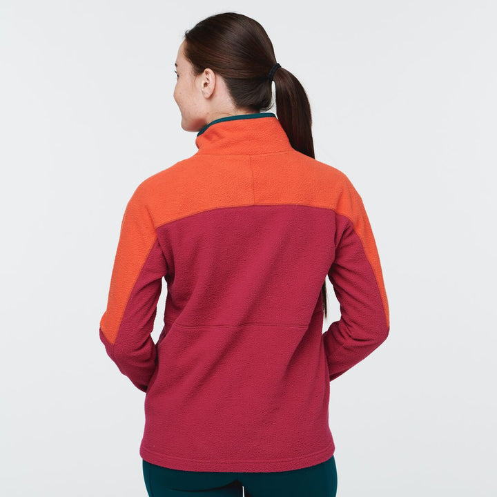 Abrazo Half-Zip Fleece Jacket, Canyon/Raspberry
