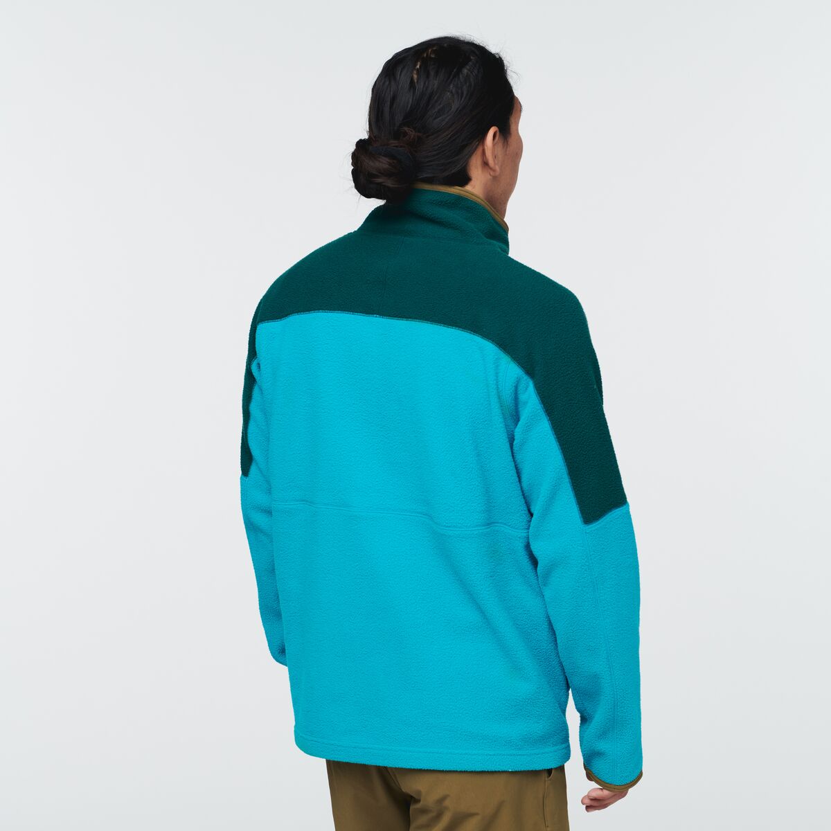 Abrazo Half-Zip Fleece Jacket - Men's, Deep Ocean/Mineral Blue