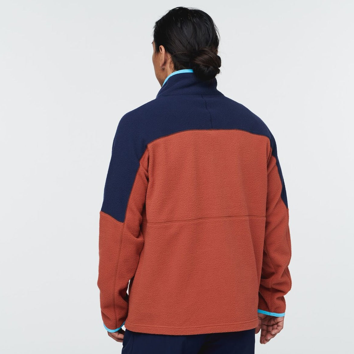 Abrazo Half-Zip Fleece Jacket - Men's, Maritime/Spice