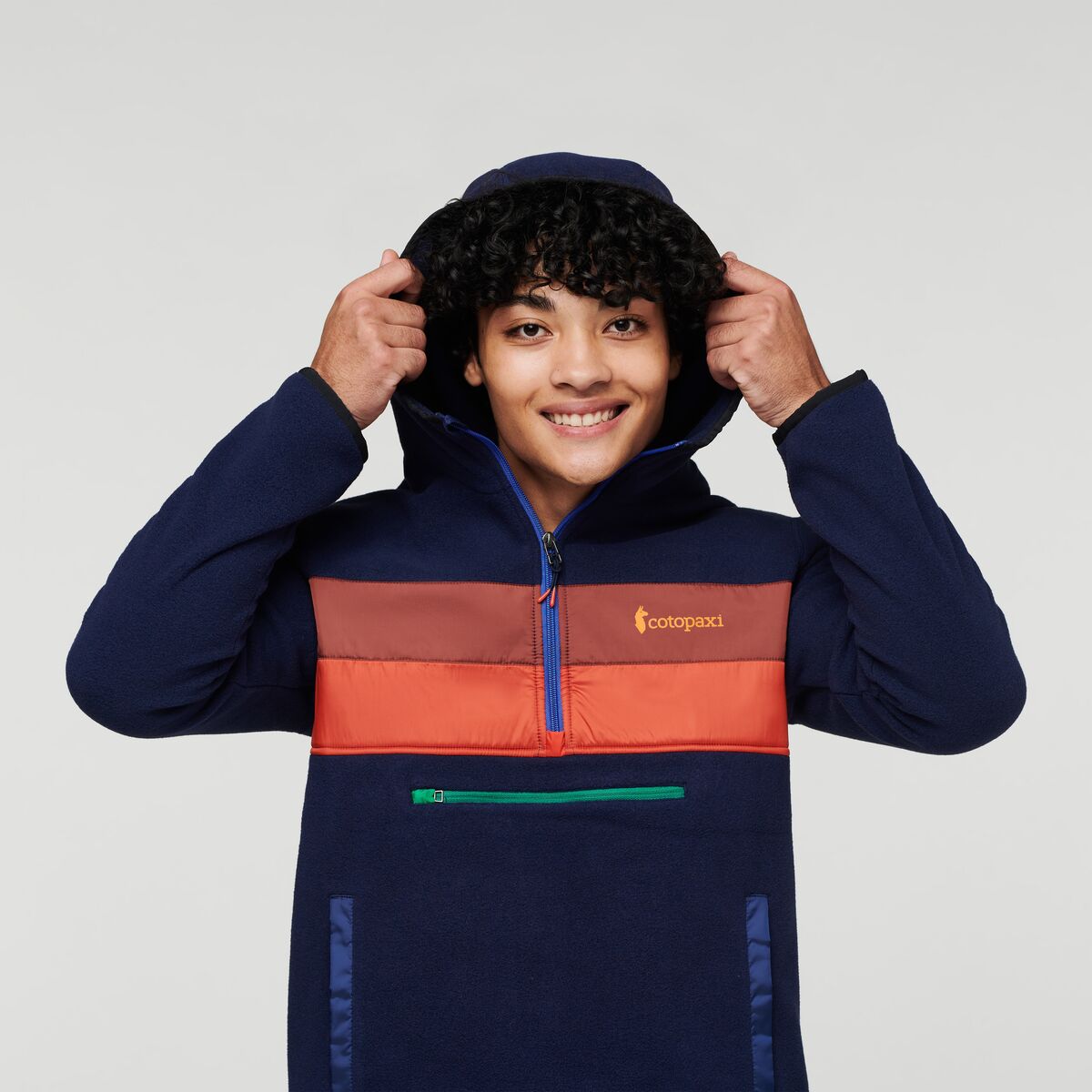 Teca Fleece Hooded Half-Zip Jacket - Recycled - Men's, Been Jammin