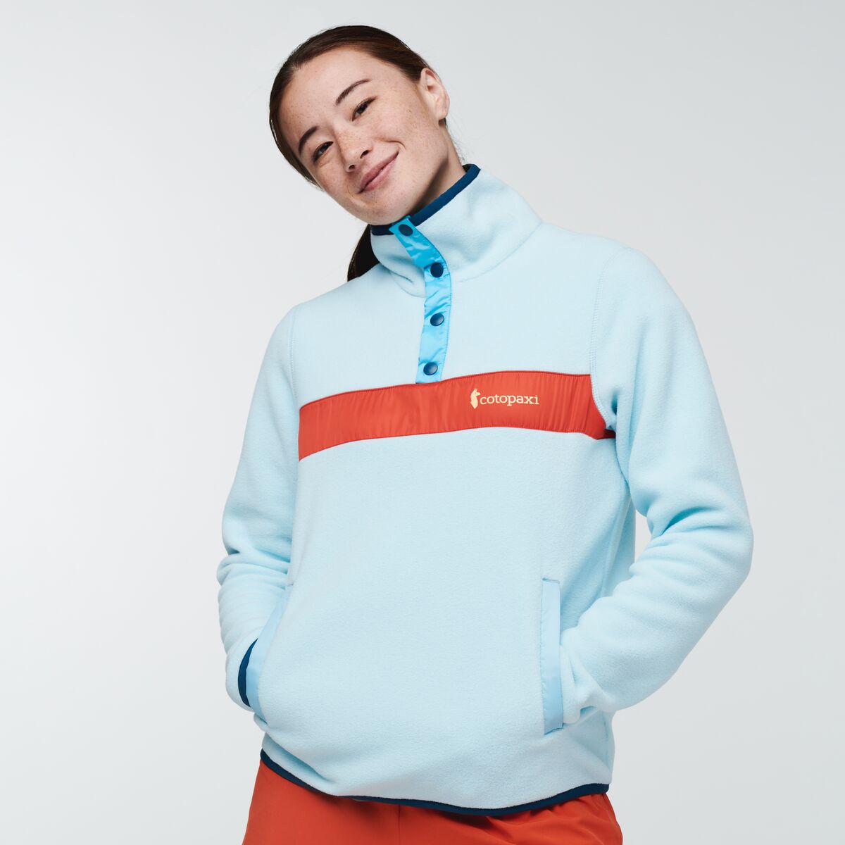 Teca Fleece Pullover - Recycled - Women's, Offshore