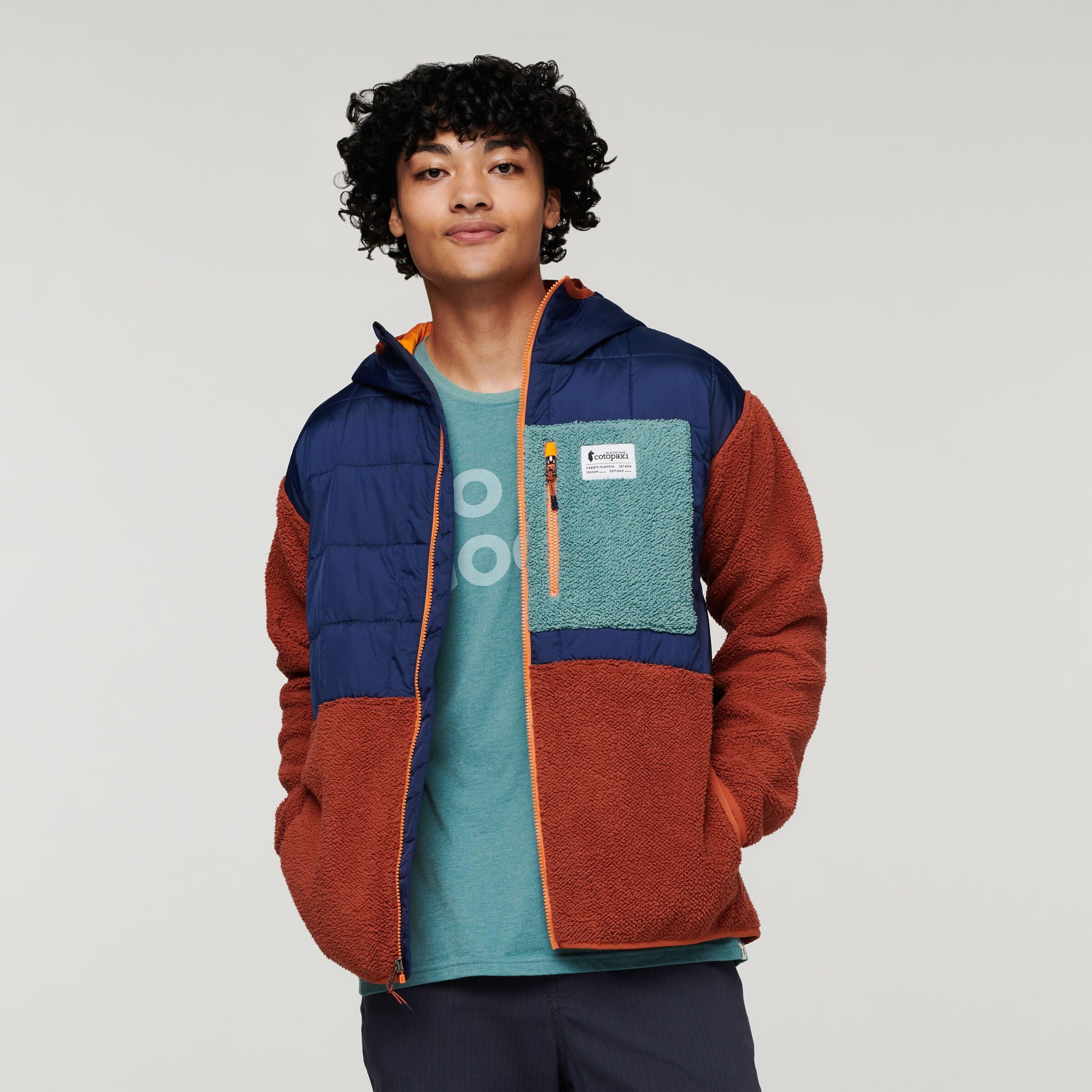 Trico Hybrid Jacket - Men's, Maritime/Spice