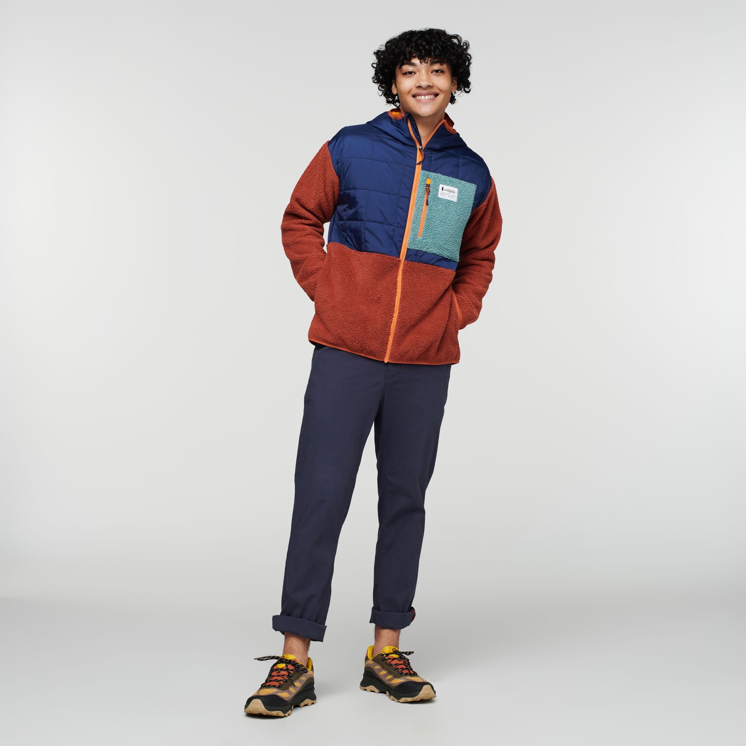 Trico Hybrid Jacket - Men's, Maritime/Spice