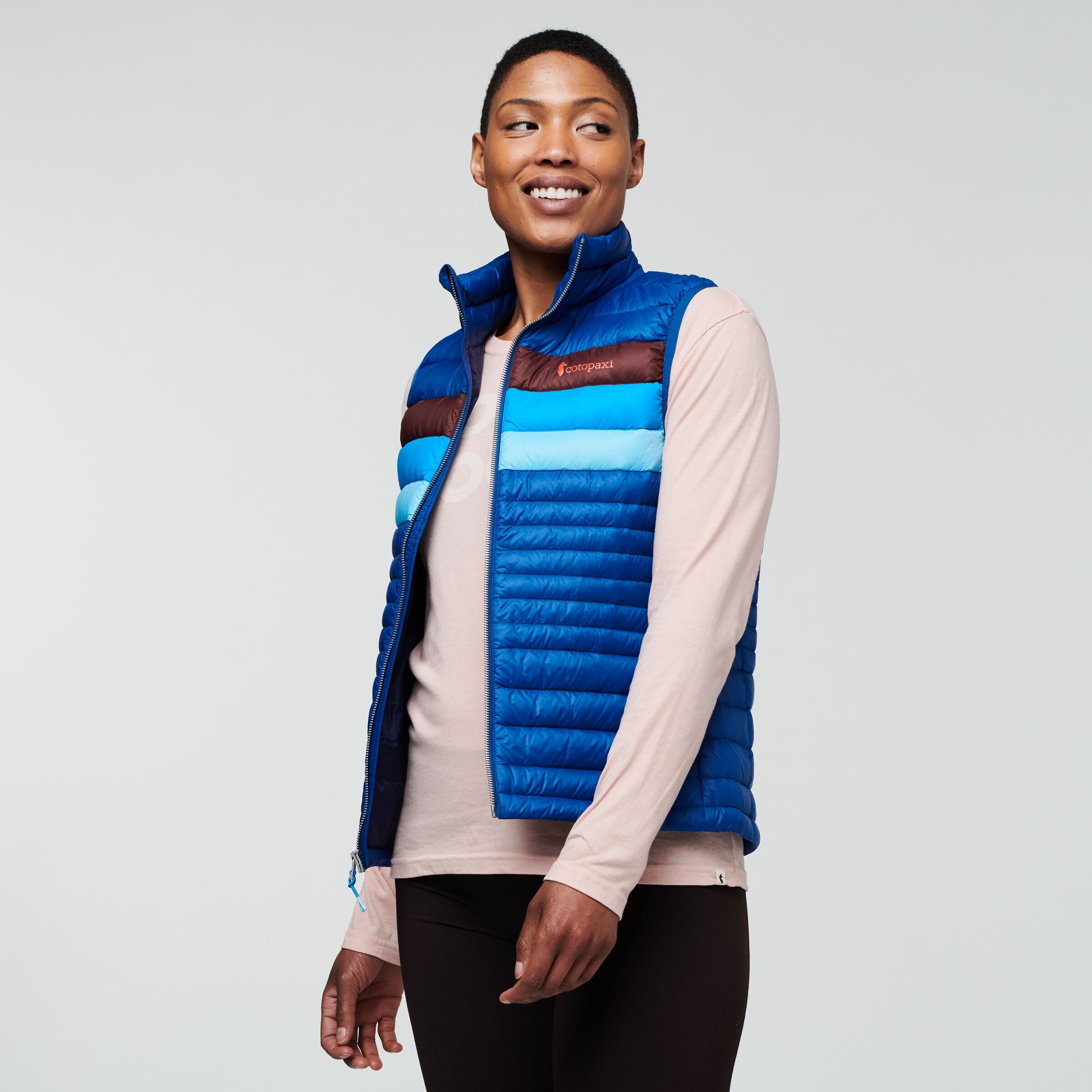 Fuego Down Vest - Women’s, Pacific Stripes