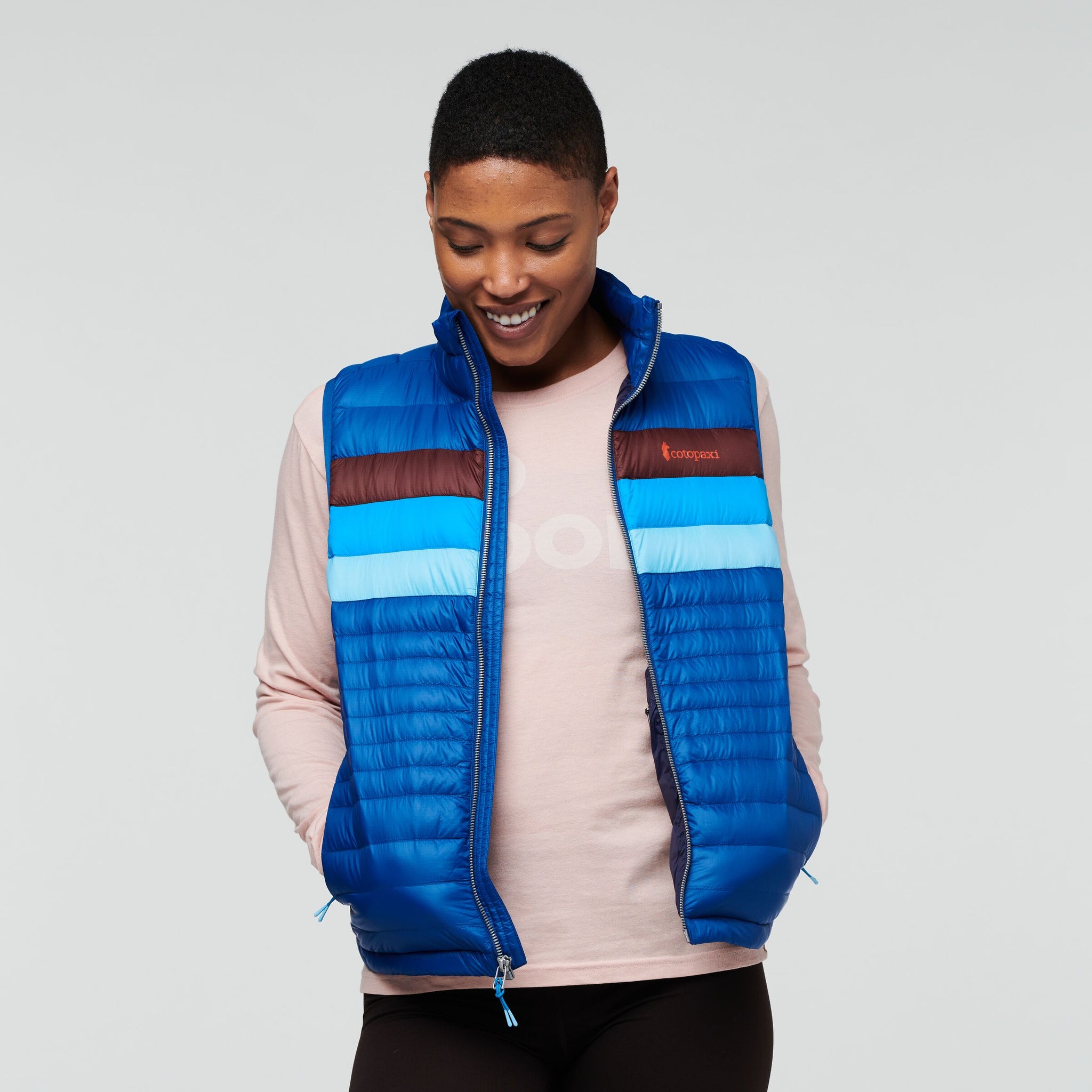 Fuego Down Vest - Women’s, Pacific Stripes