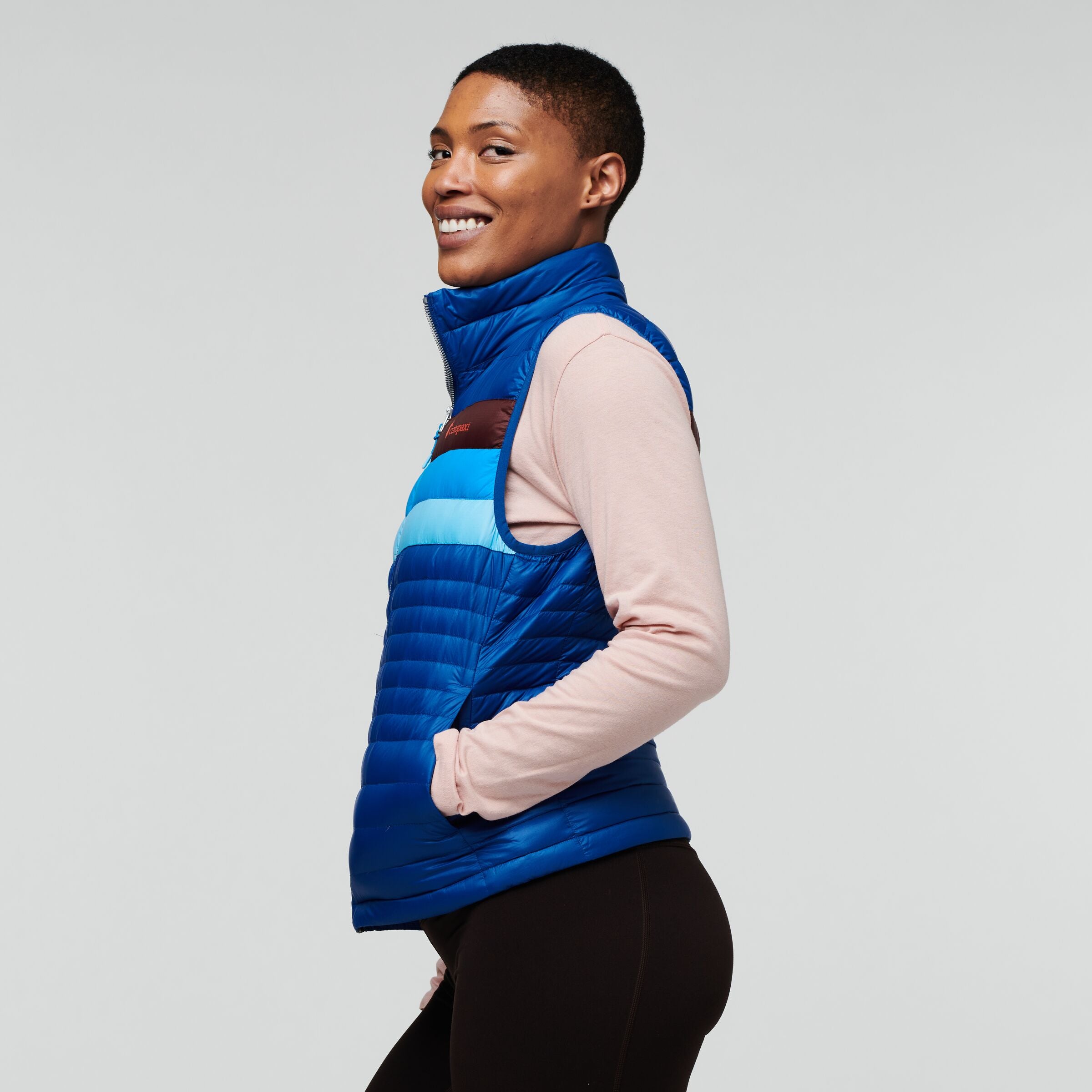 Fuego Down Vest - Women’s, Pacific Stripes