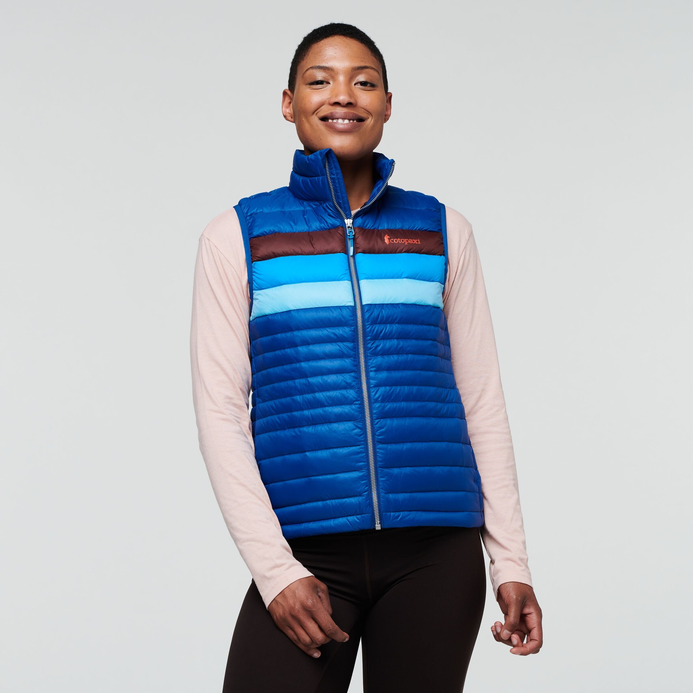 Fuego Down Vest - Women’s, Pacific Stripes