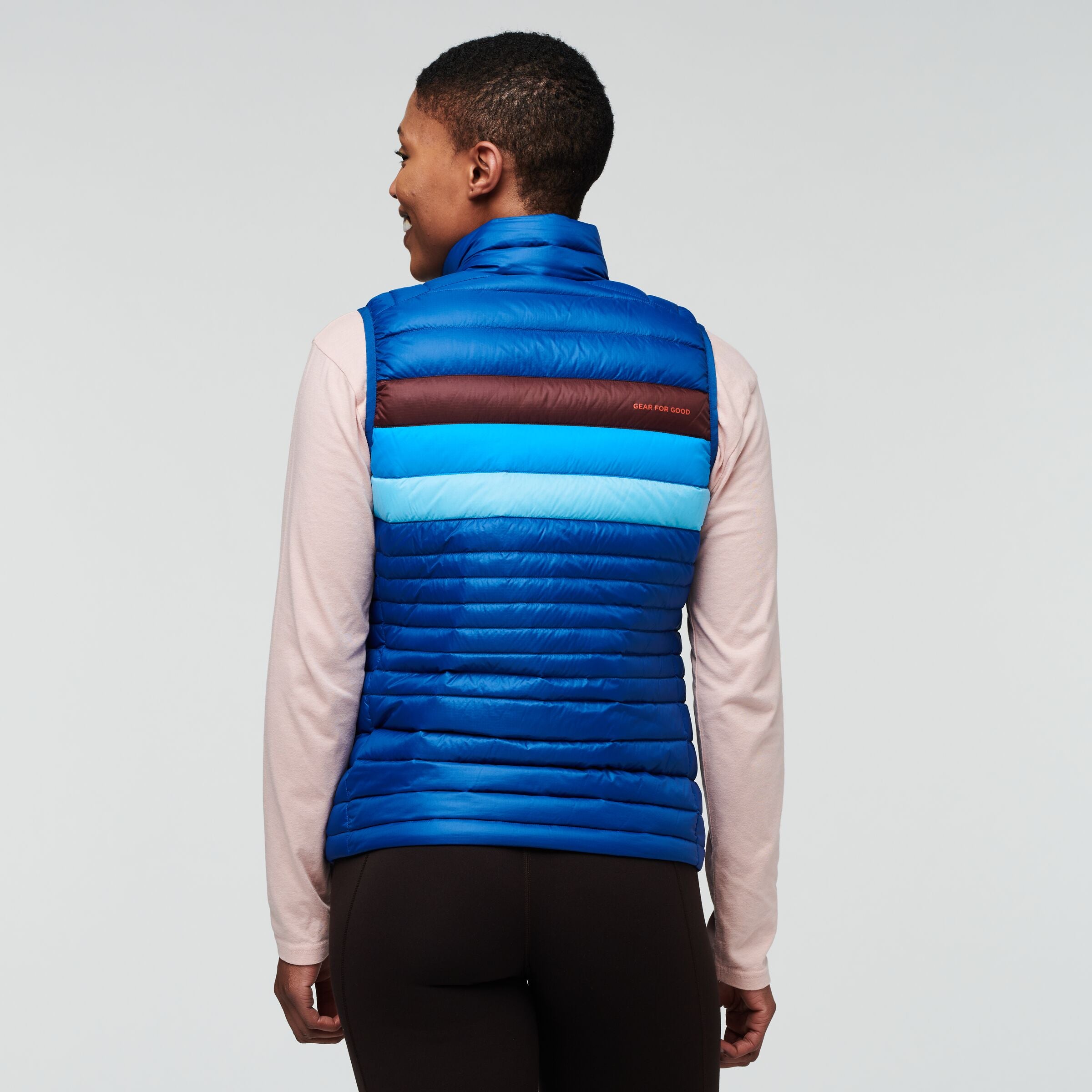 Fuego Down Vest - Women’s, Pacific Stripes