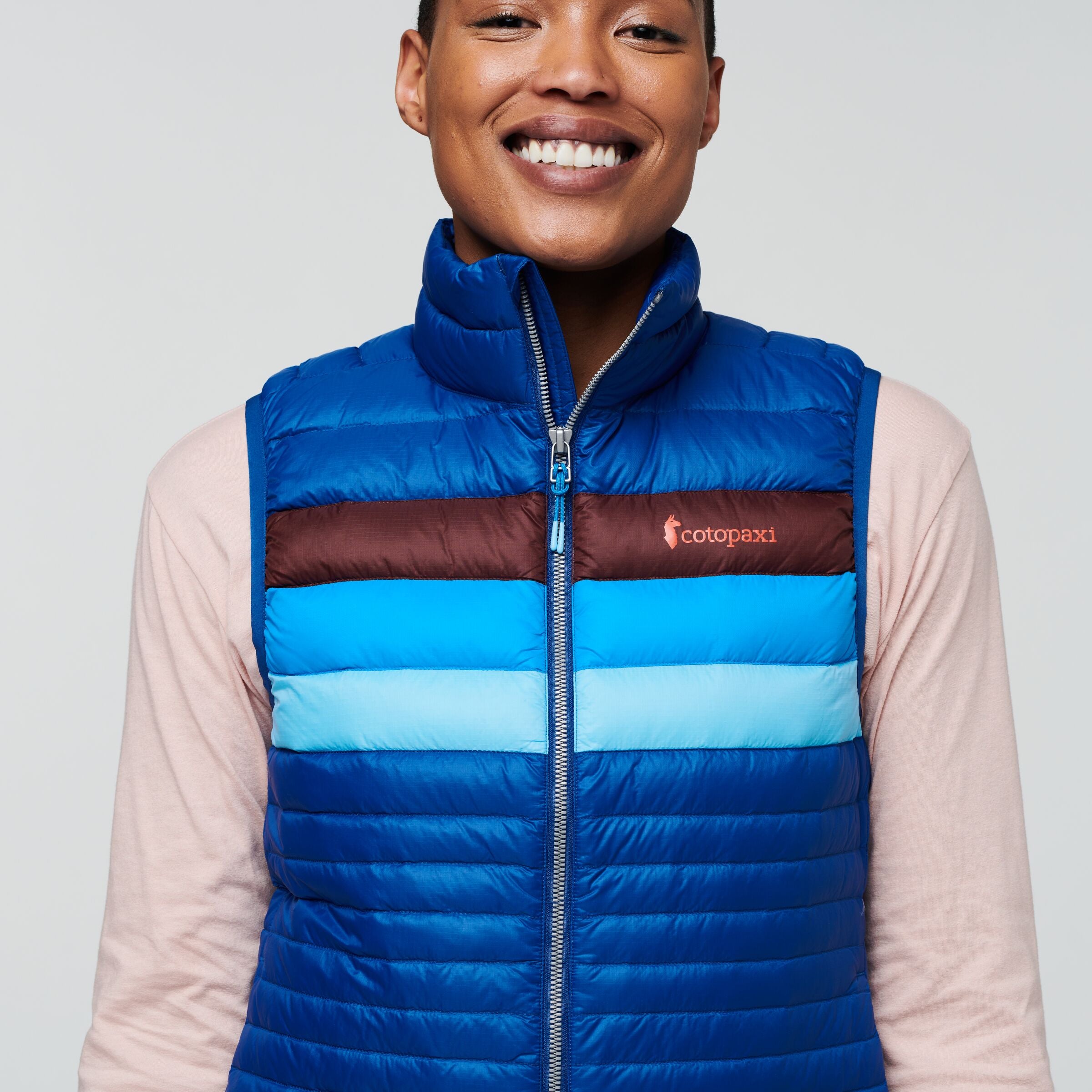 Fuego Down Vest - Women’s, Pacific Stripes