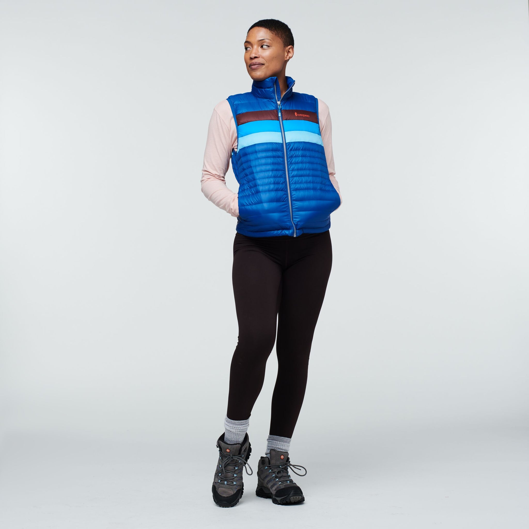 Fuego Down Vest - Women’s, Pacific Stripes