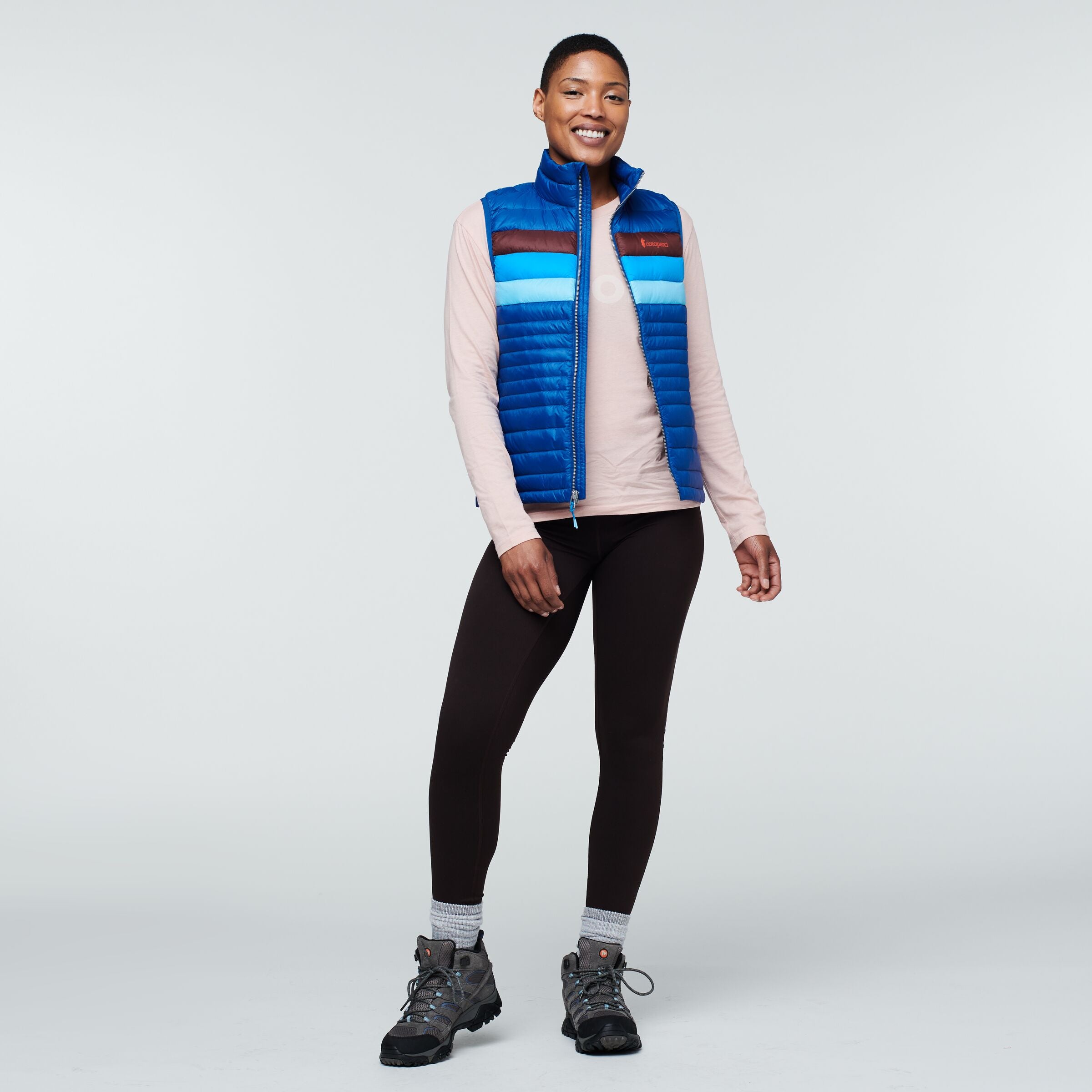 Fuego Down Vest - Women’s, Pacific Stripes
