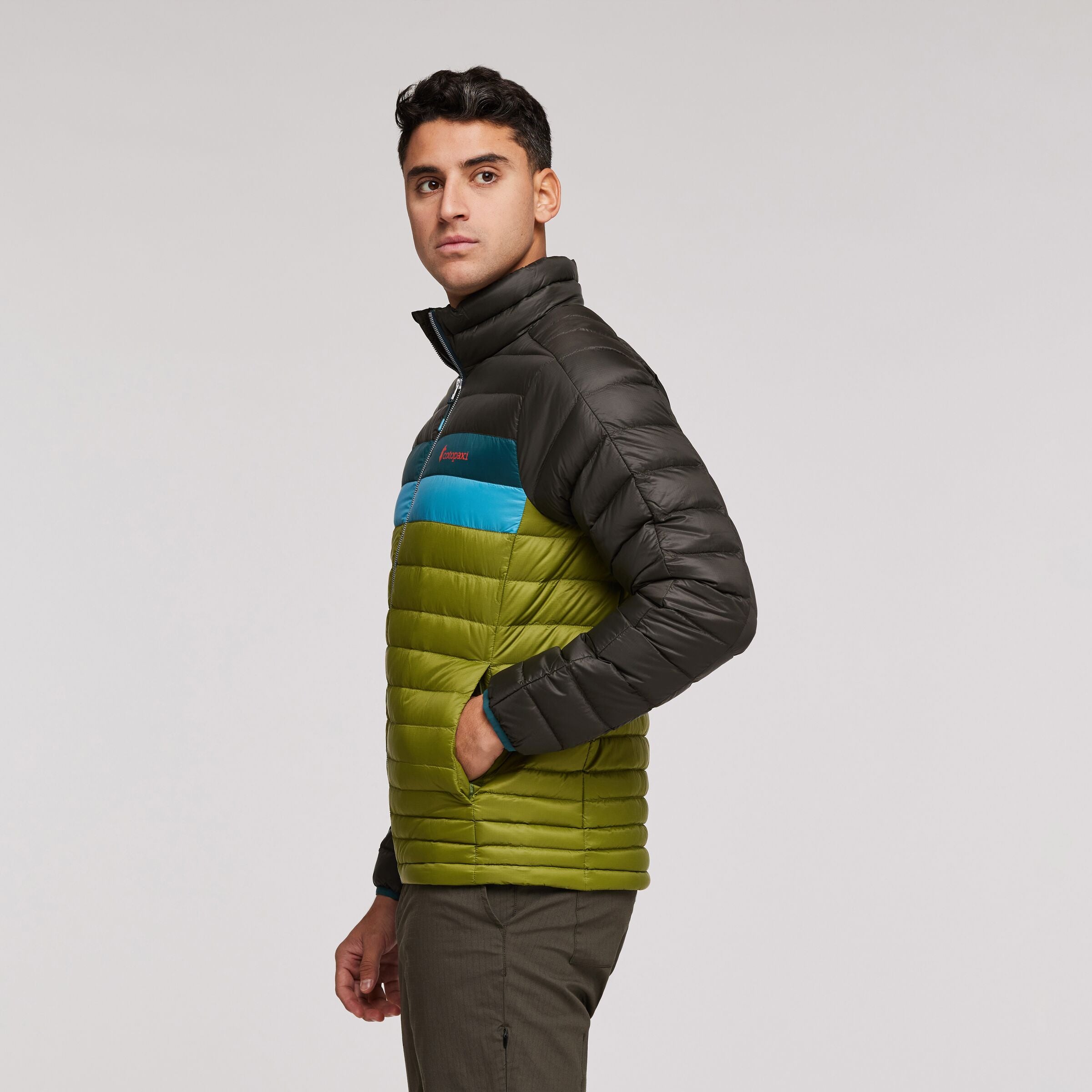 Fuego Down Jacket - Men's, Iron/Cedar