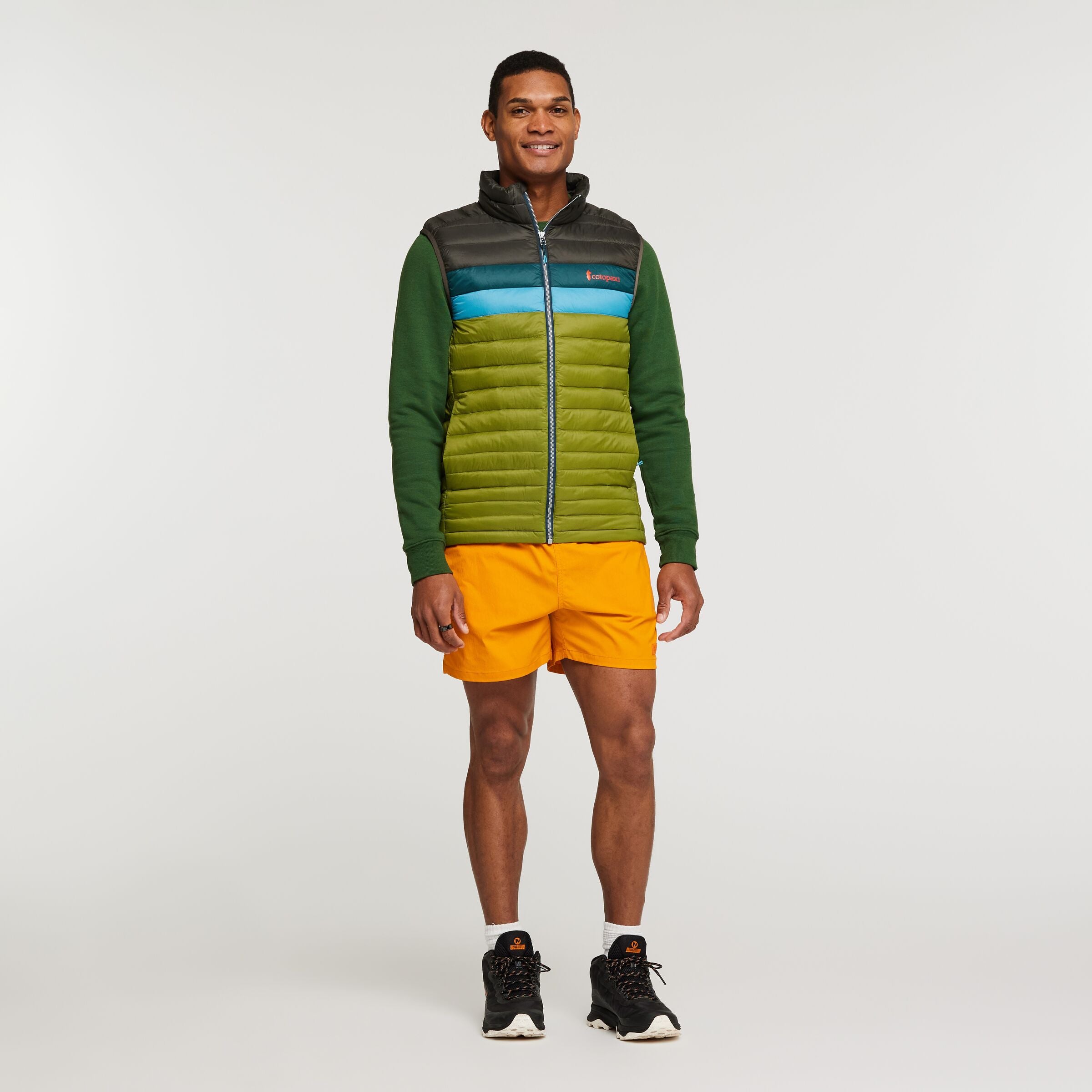 Fuego Down Vest - Men's, Iron/Cedar