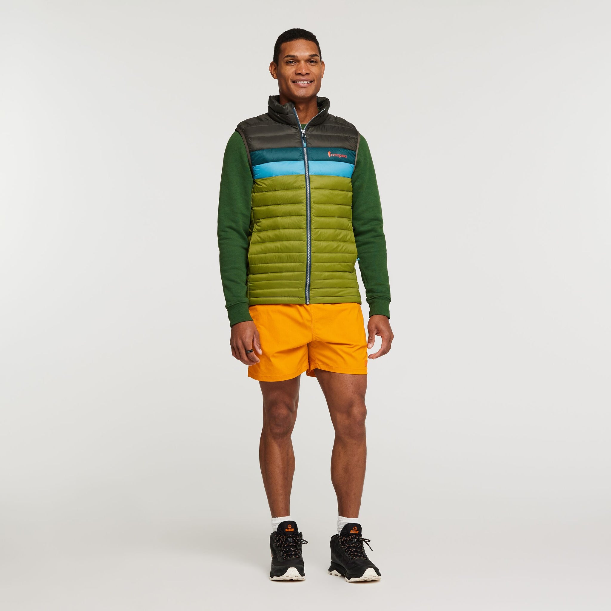 Fuego Down Vest - Men's, Iron/Cedar