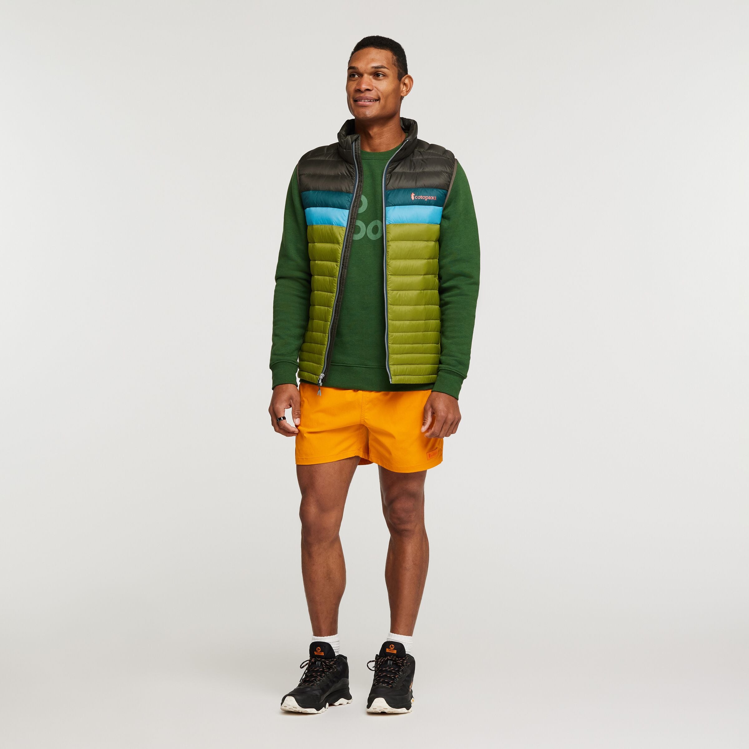 Fuego Down Vest - Men's, Iron/Cedar