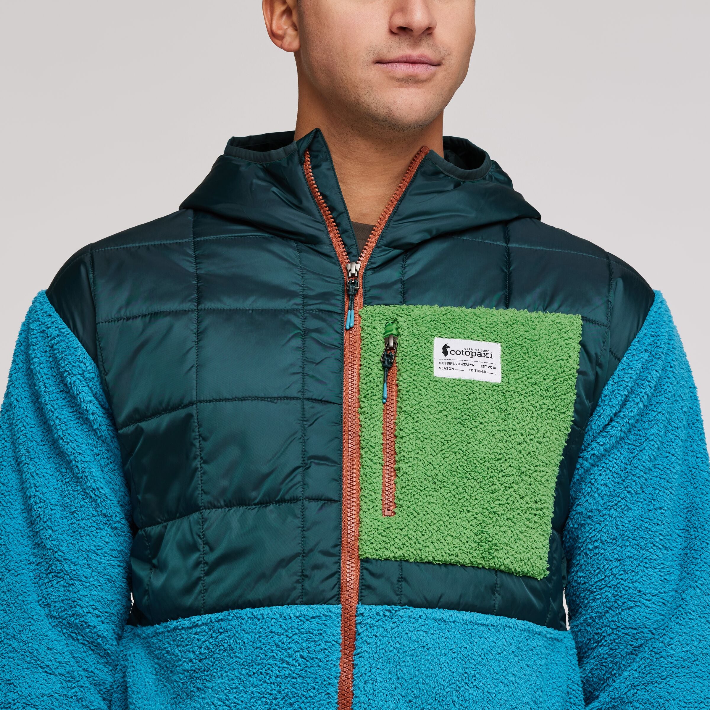 Trico Hybrid Jacket - Men's, Deep Ocean/Poolside