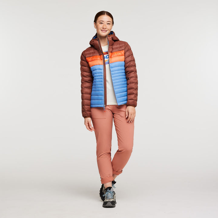 Fuego Hooded Down Jacket - Women's, Acorn/Lupine