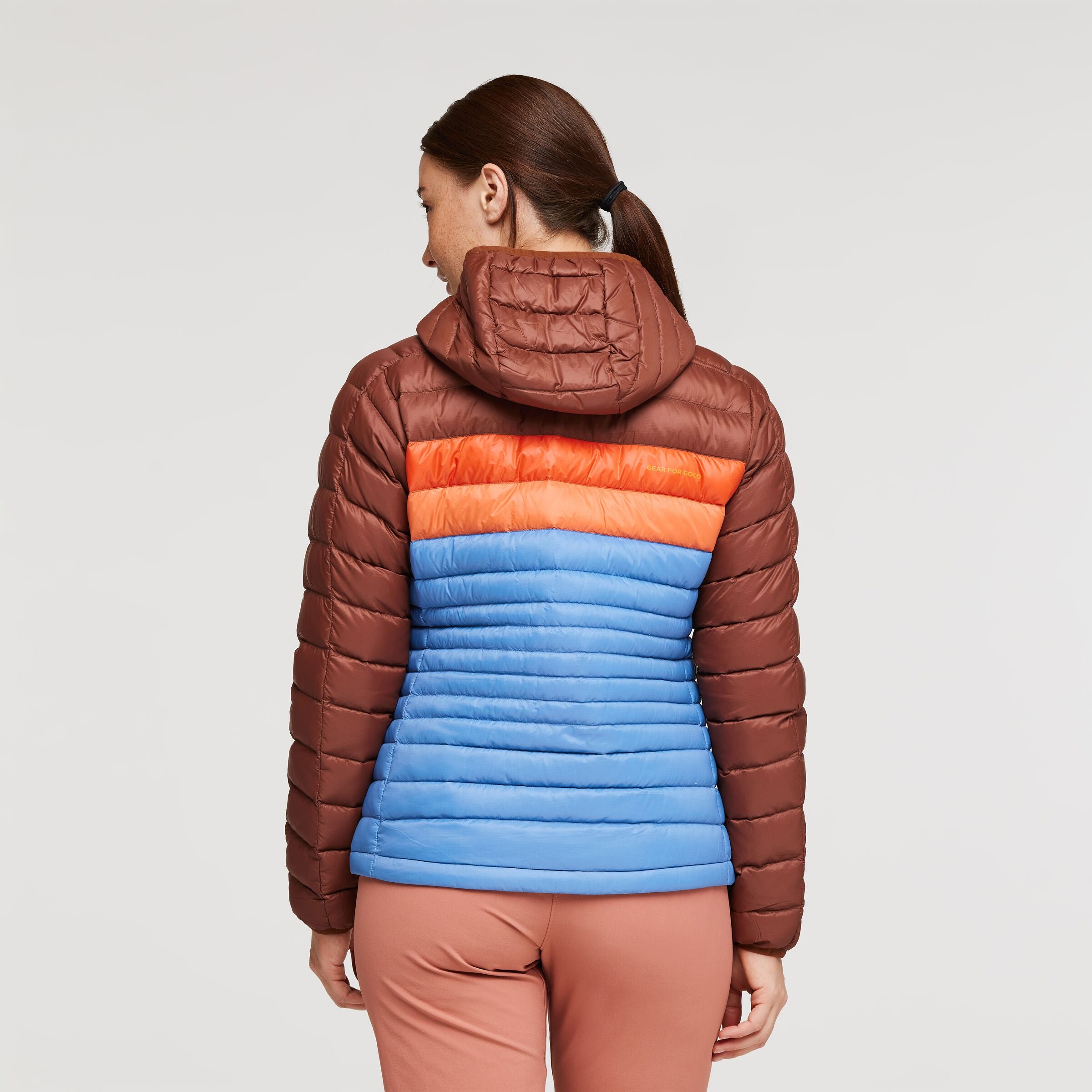 Fuego Hooded Down Jacket - Women's, Acorn/Lupine