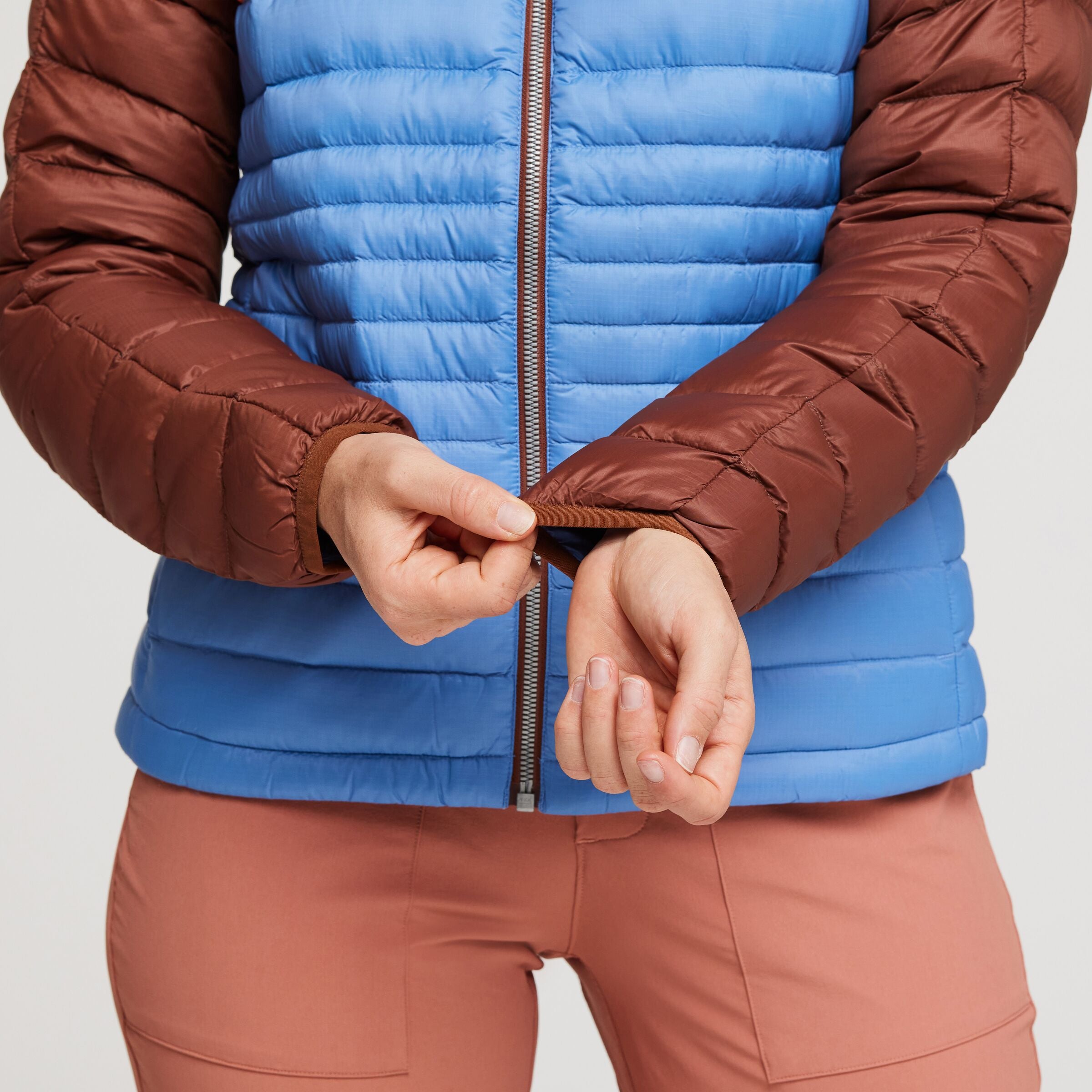 Fuego Hooded Down Jacket - Women's, Acorn/Lupine