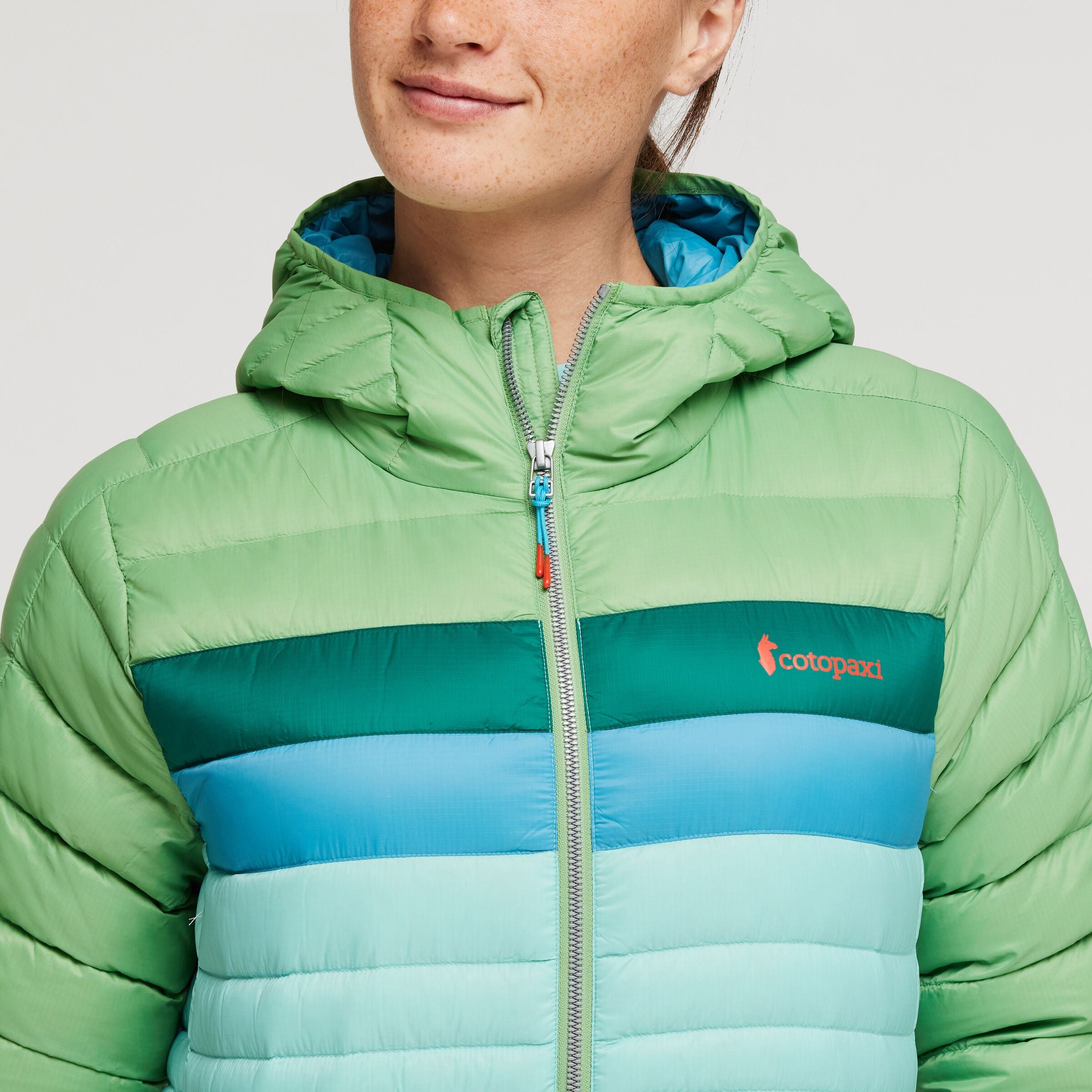 Fuego Hooded Down Jacket - Women's, Kelp/Sea Grass