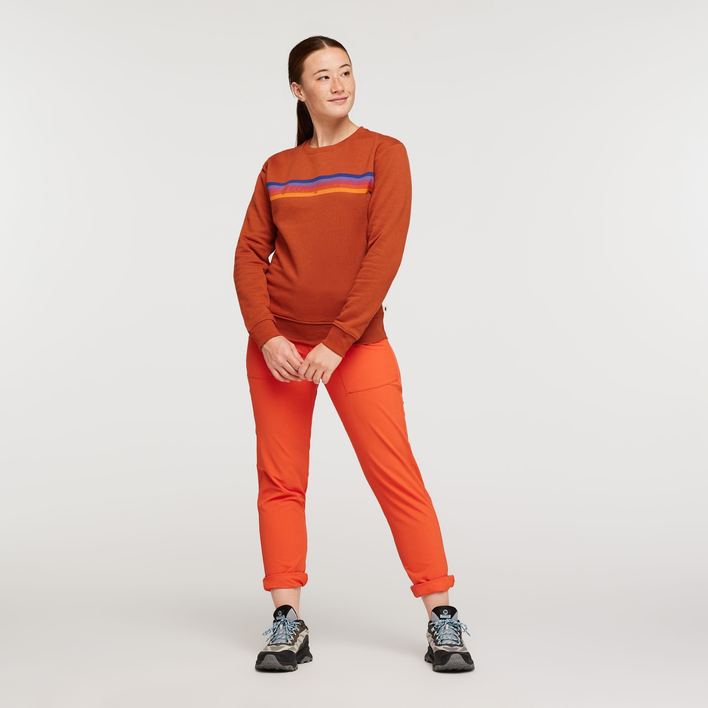 On The Horizon Crew Sweatshirt - Women's, Spice