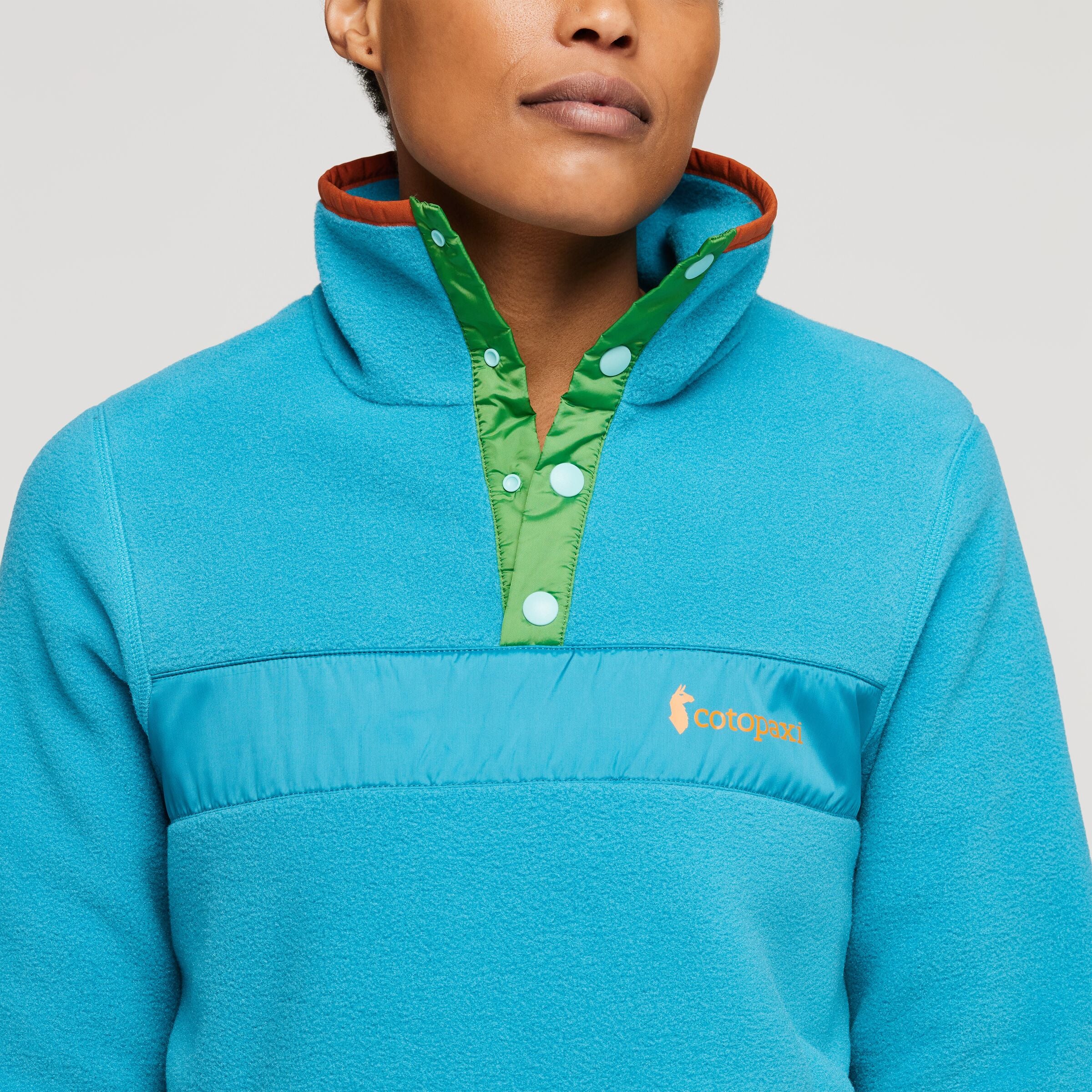 Teca Fleece Pullover - Women's, Water Slide