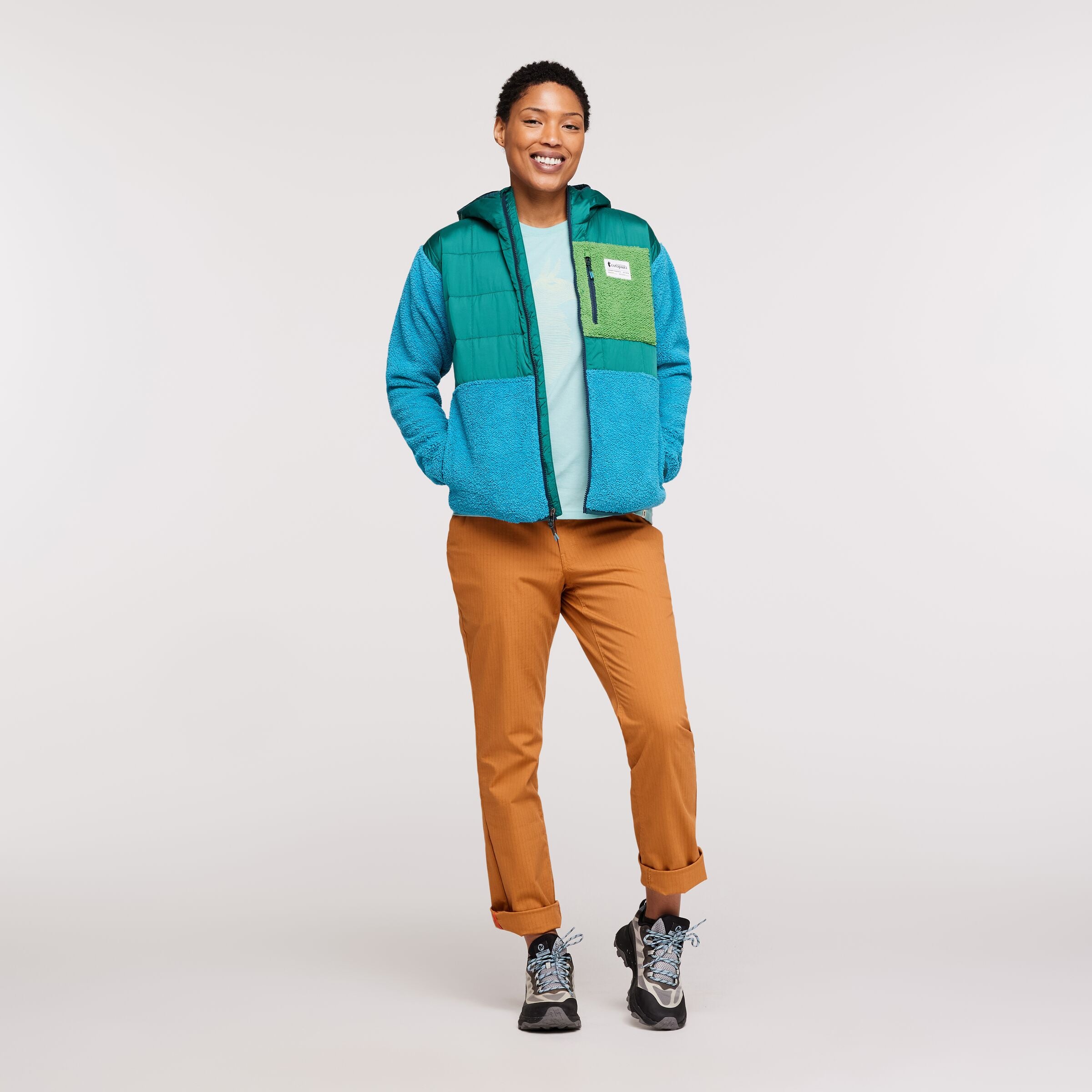 Trico Hybrid Jacket - Women's, Greenery/Poolside