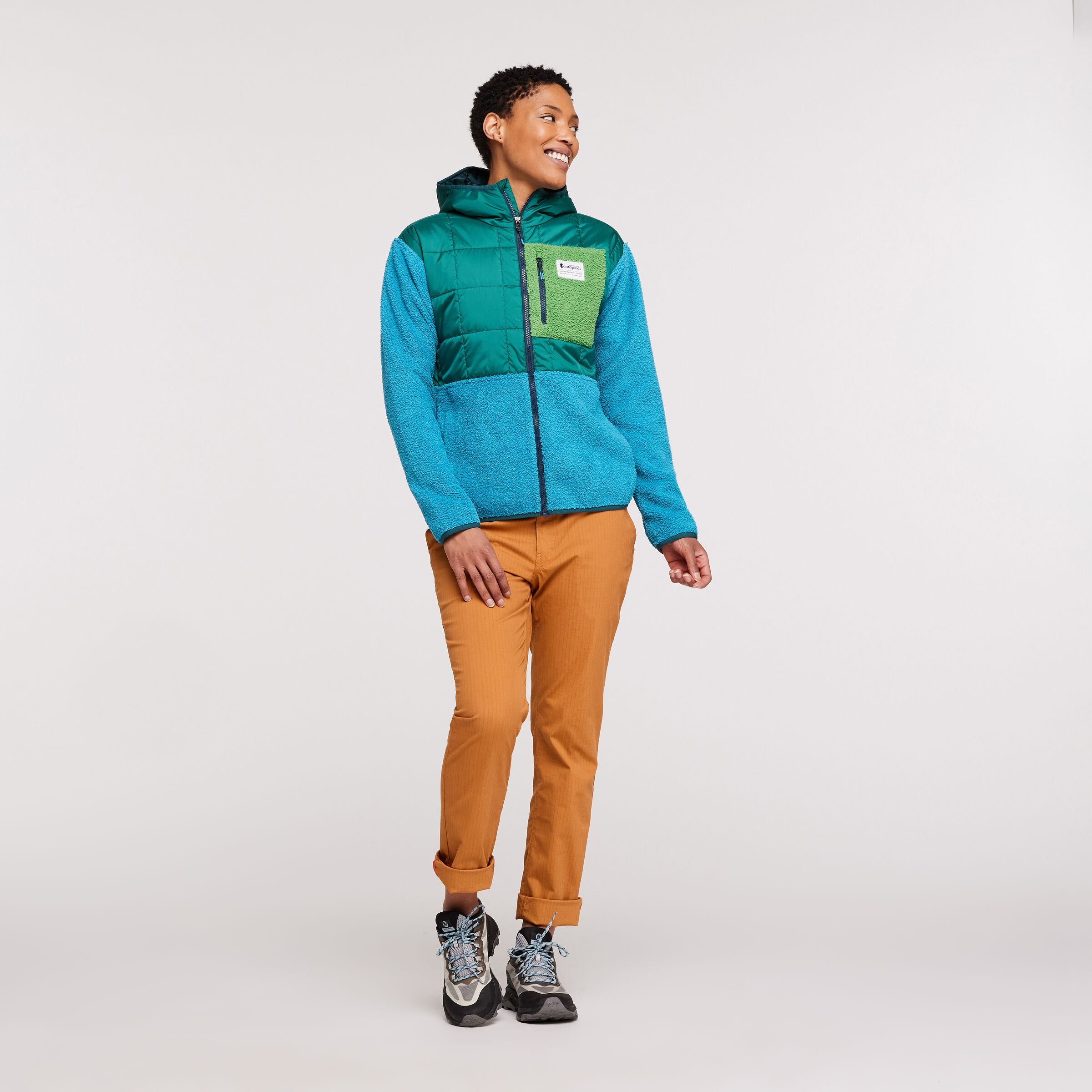 Trico Hybrid Jacket - Women's, Greenery/Poolside